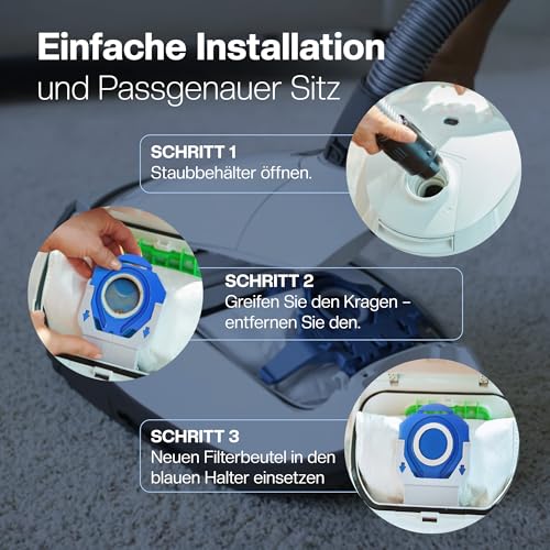 Thumbnail 6 de 1E 4 Staubsaugerbeutel Typ GN für Miele Complete C3, C2 & C1 – Beutelset inkl. Filter