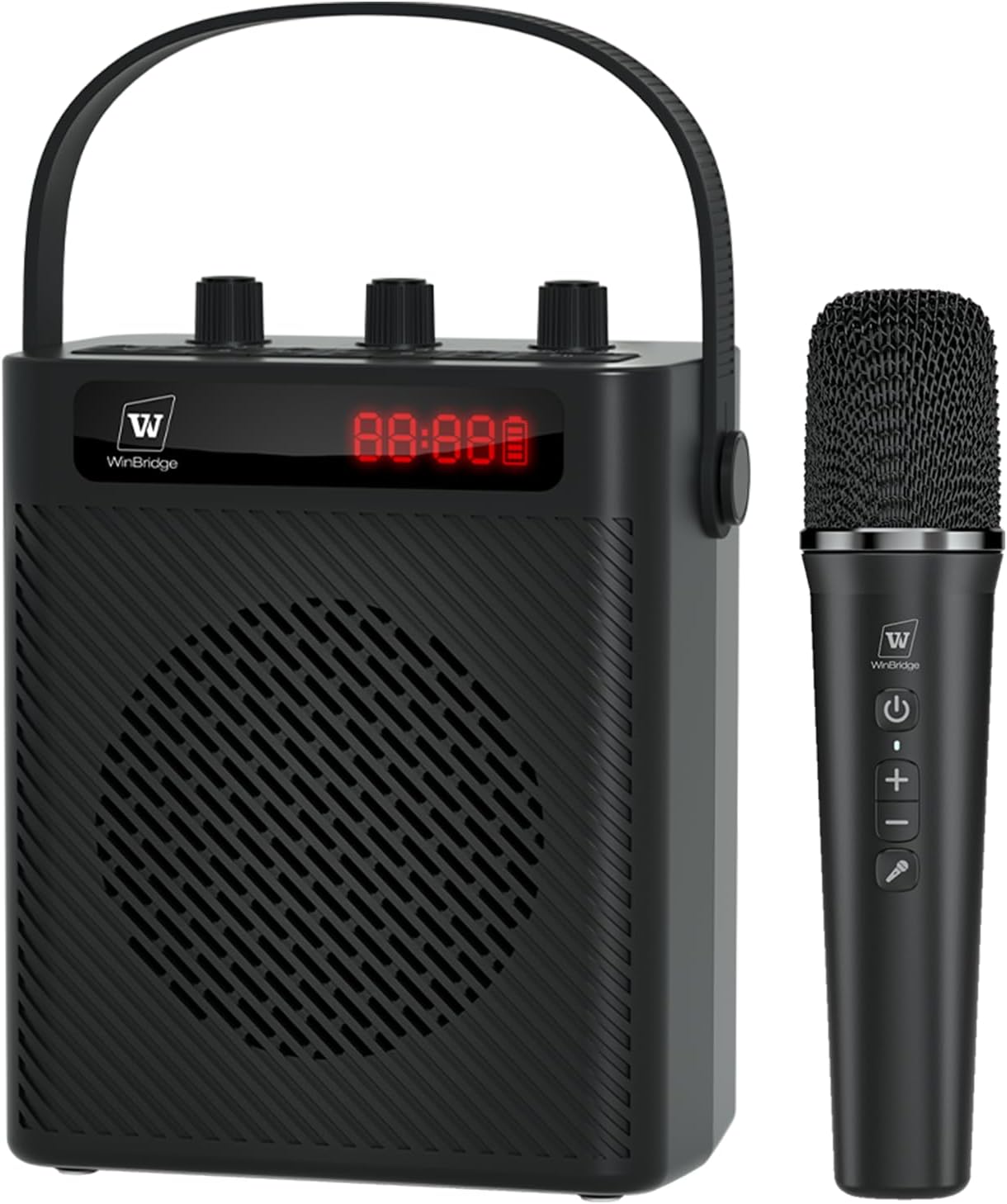 Detalle de HW HAOWORKS S93 Pro 30W Voice Amplifier with UHF Wireless Mic and Bluetooth 5.3