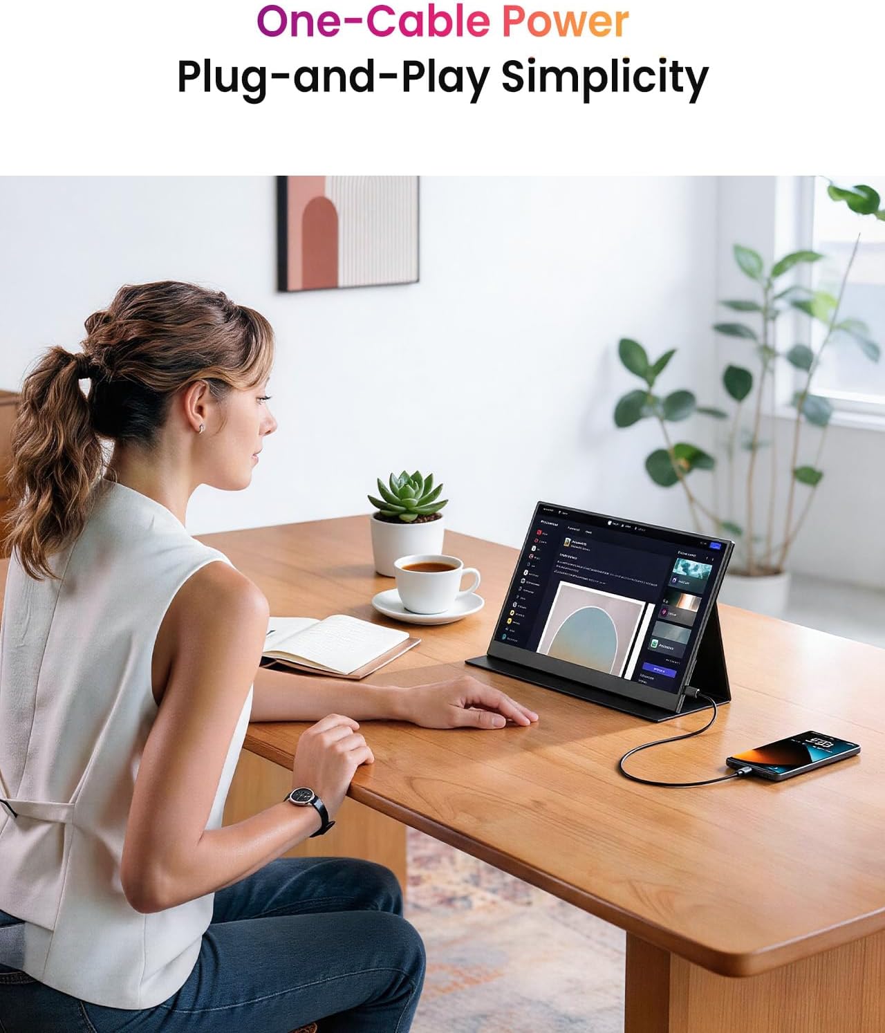 Thumbnail 3 de UPERFECT Upgrade 15.6" portable monitor 1080P IPS