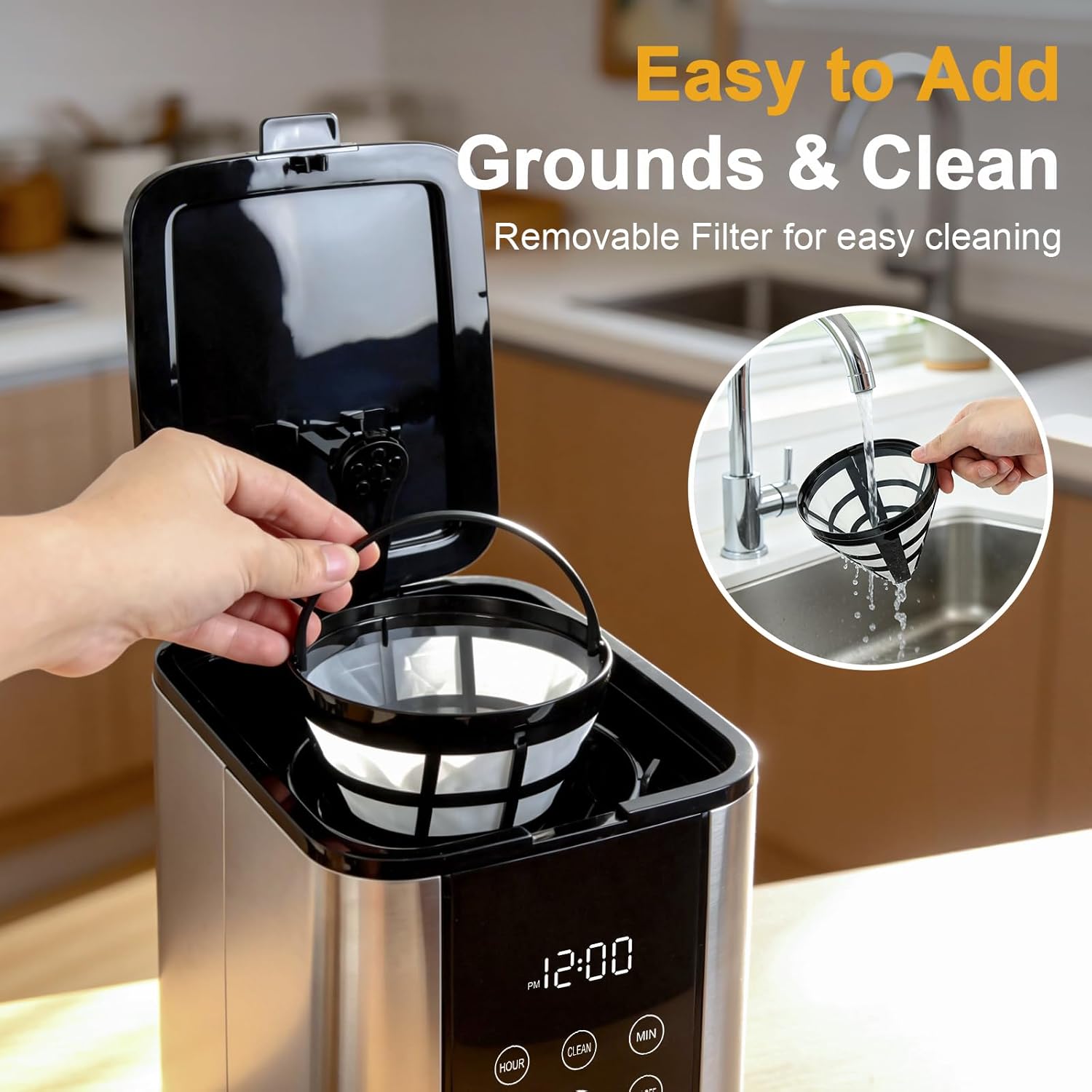 Thumbnail 6 de Programmable Coffee Maker, 10-Cup Capacity