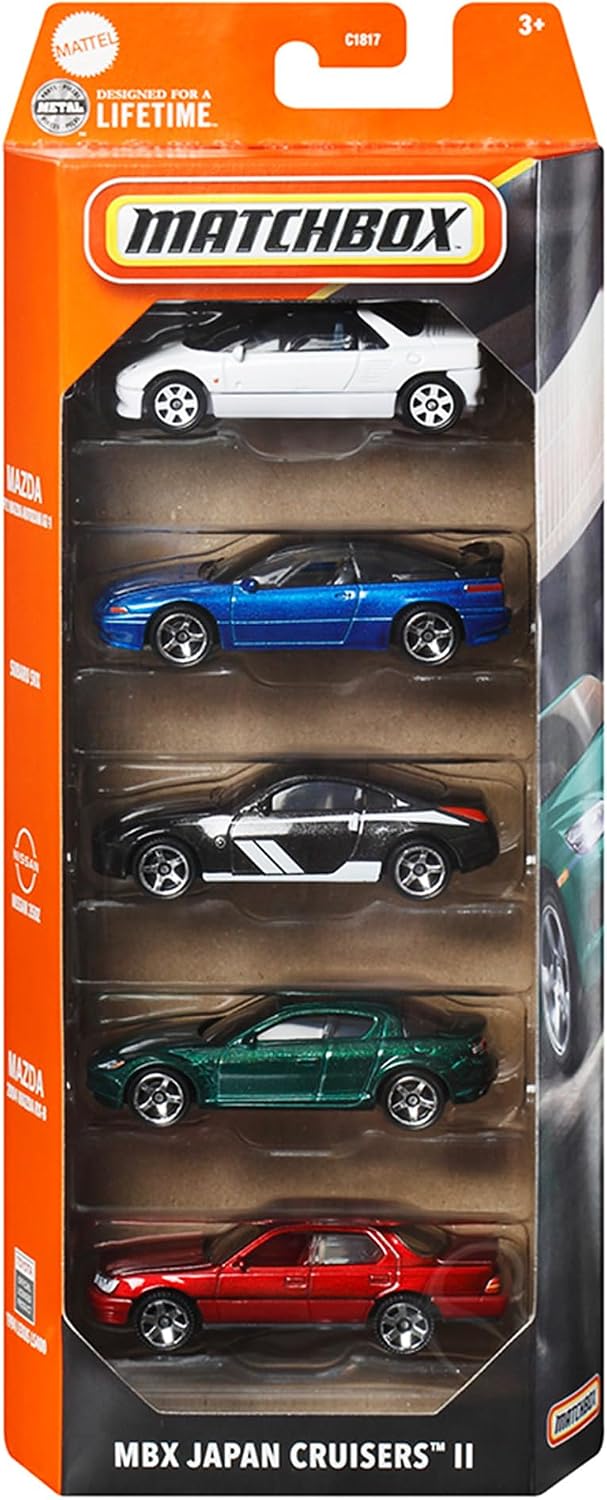 Detalle de Matchbox C1817 5カーパック アソート ミニカー 1/64・5車種・3歳以上