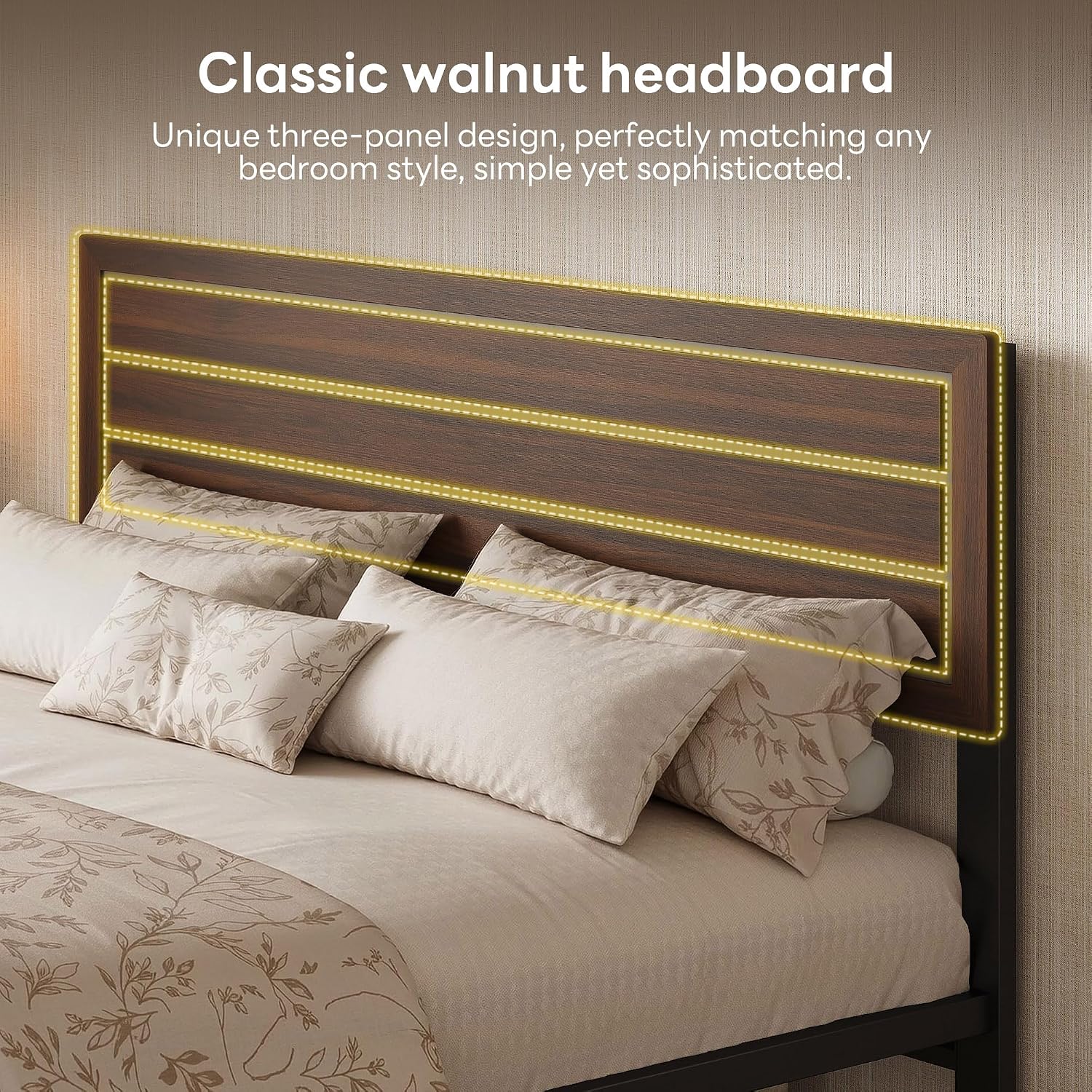 Thumbnail 1 de LIKIMIO Queen Bed Frame