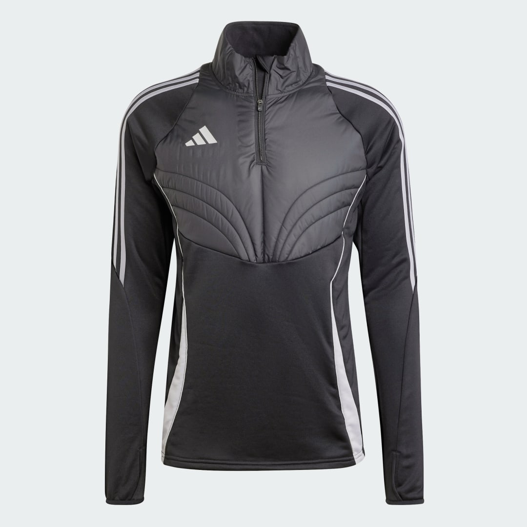 Detalle de Sudadera Tiro 24 Winterized de Adidas — negro, para el frío cotidiano