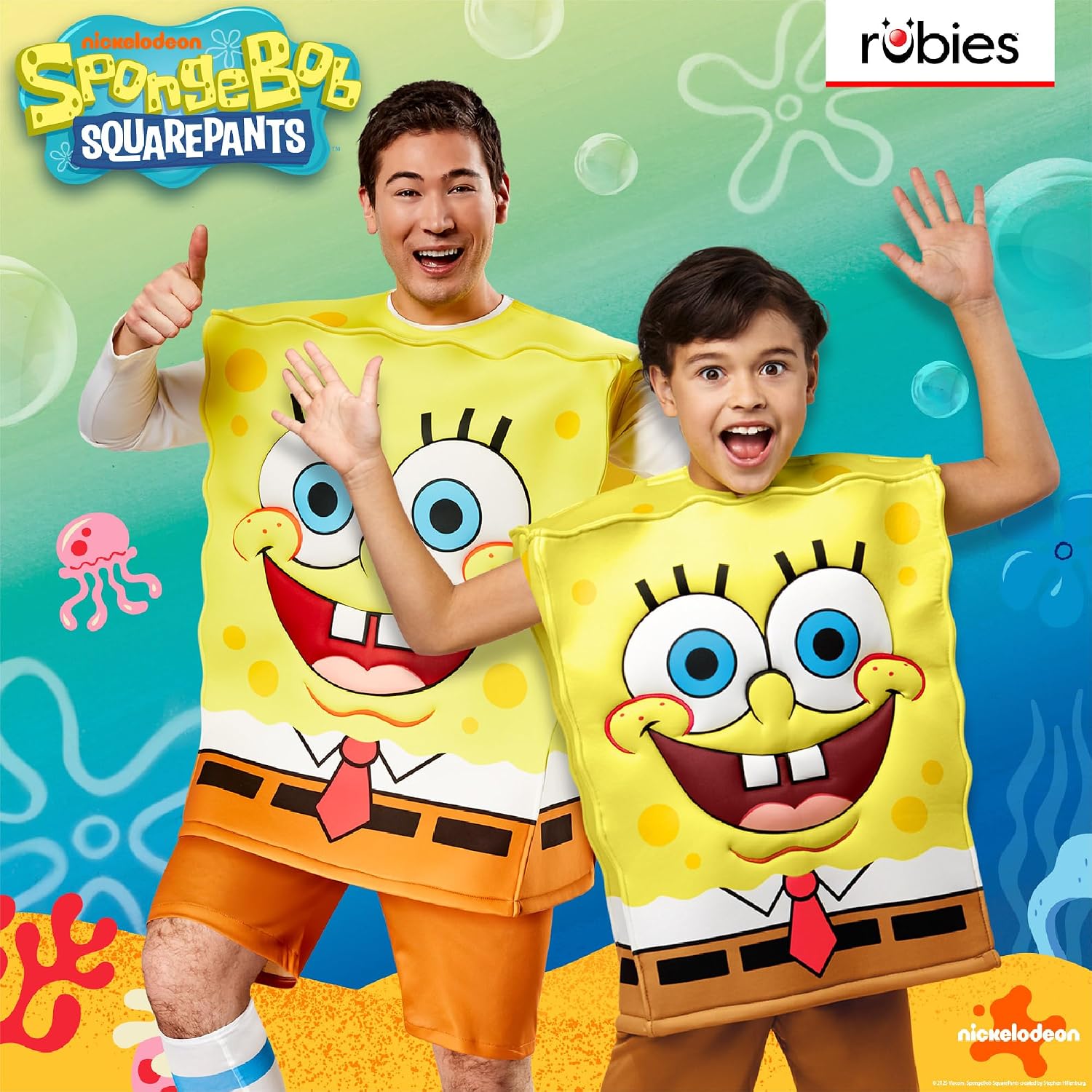 Thumbnail 4 de Rubie's Spongebob Child Tabard kids costume