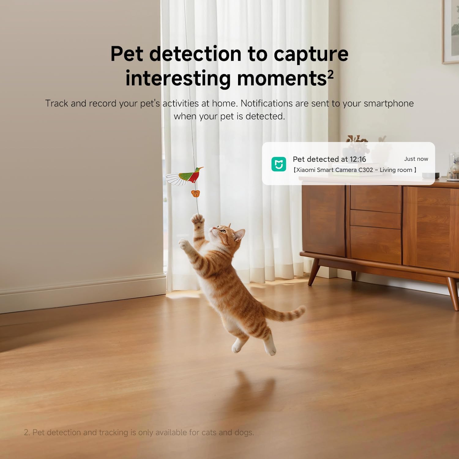 Thumbnail 3 de XIAOMI C302 Indoor Camera: 2K Pet Camera with 360° Panorama, Privacy Shield and AI Detection