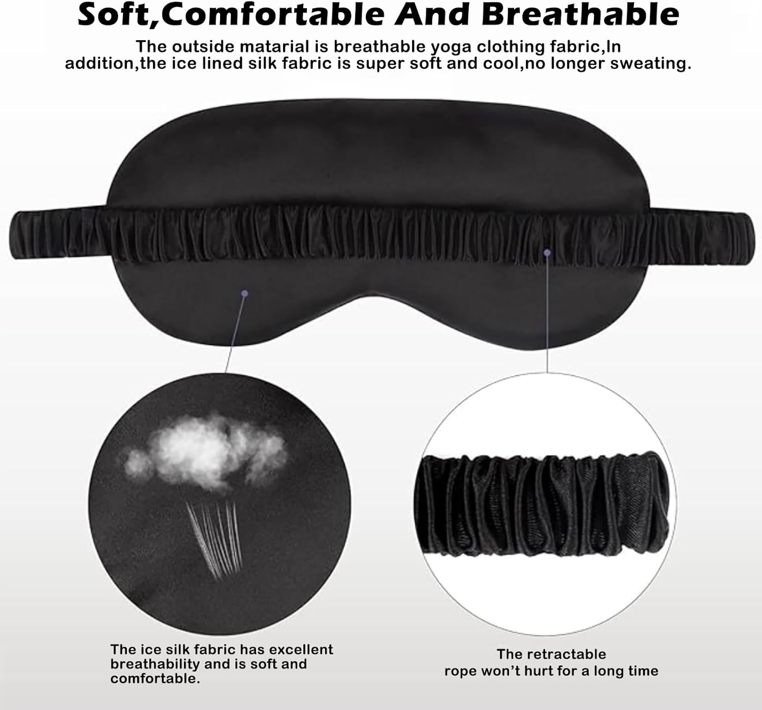 Detalle de Satin Sleep Masks 4-Pack
