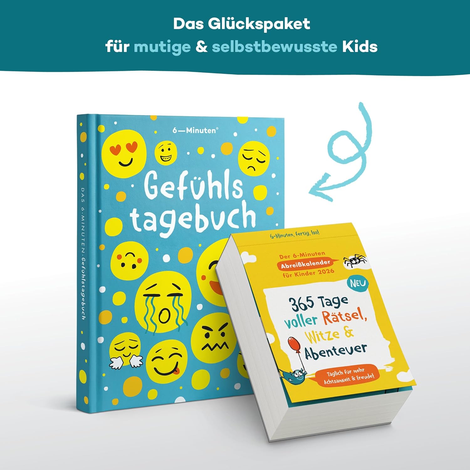 Thumbnail 5 de 6‑Minuten Gefühlstagebuch Kinder 6–12 Jahre 📚