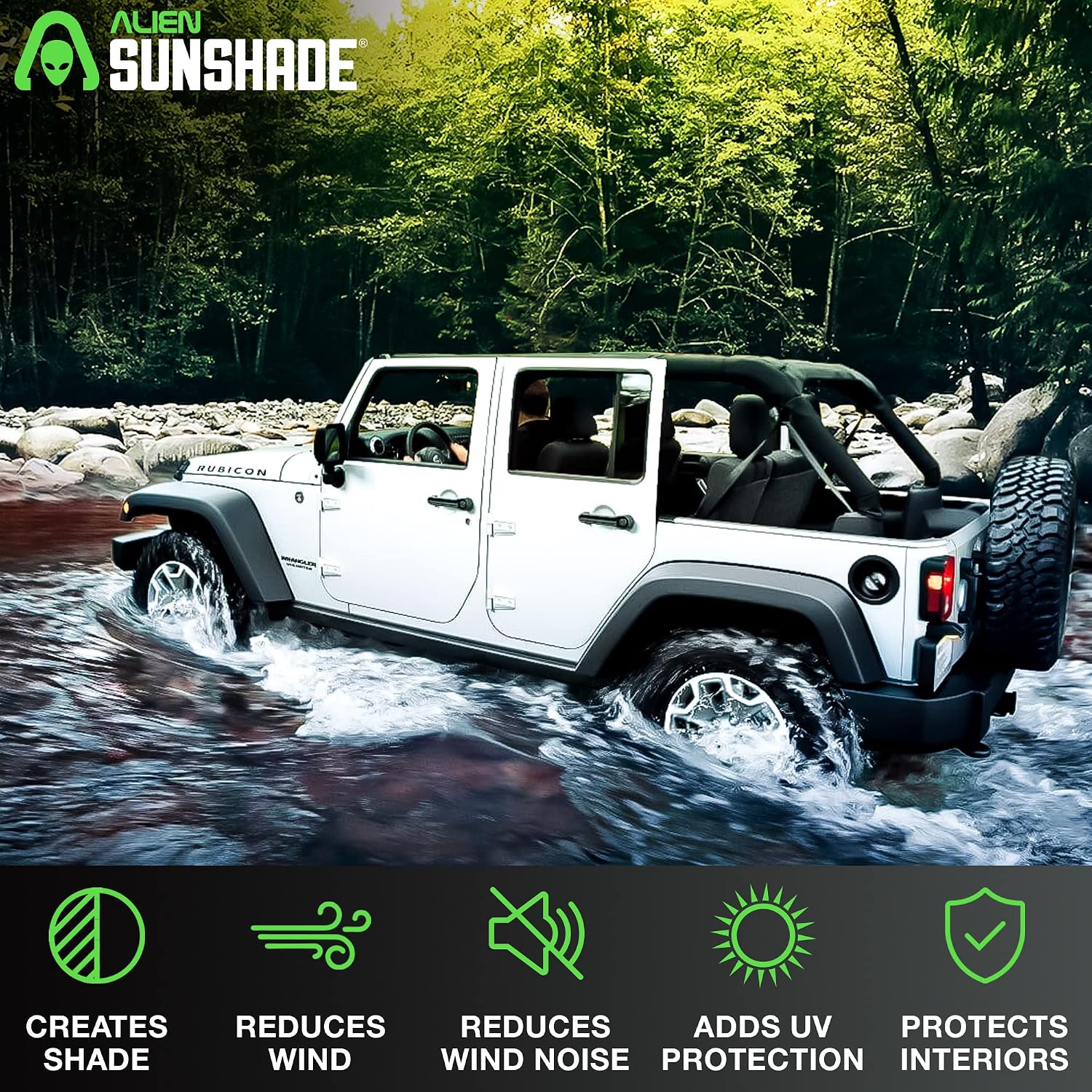 Detalle 2 de ALIEN SUNSHADE Alien Sunshade Mesh Sunshade