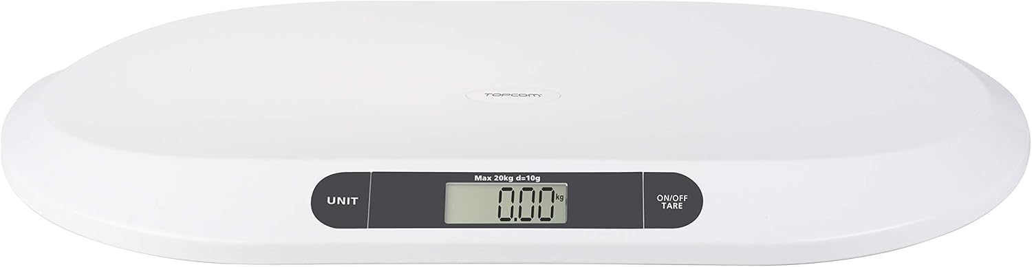 Thumbnail 4 de Topcom WG-2490 Babywaage bis 20 kg (auch für Kleintiere geeignet), digital, weiß