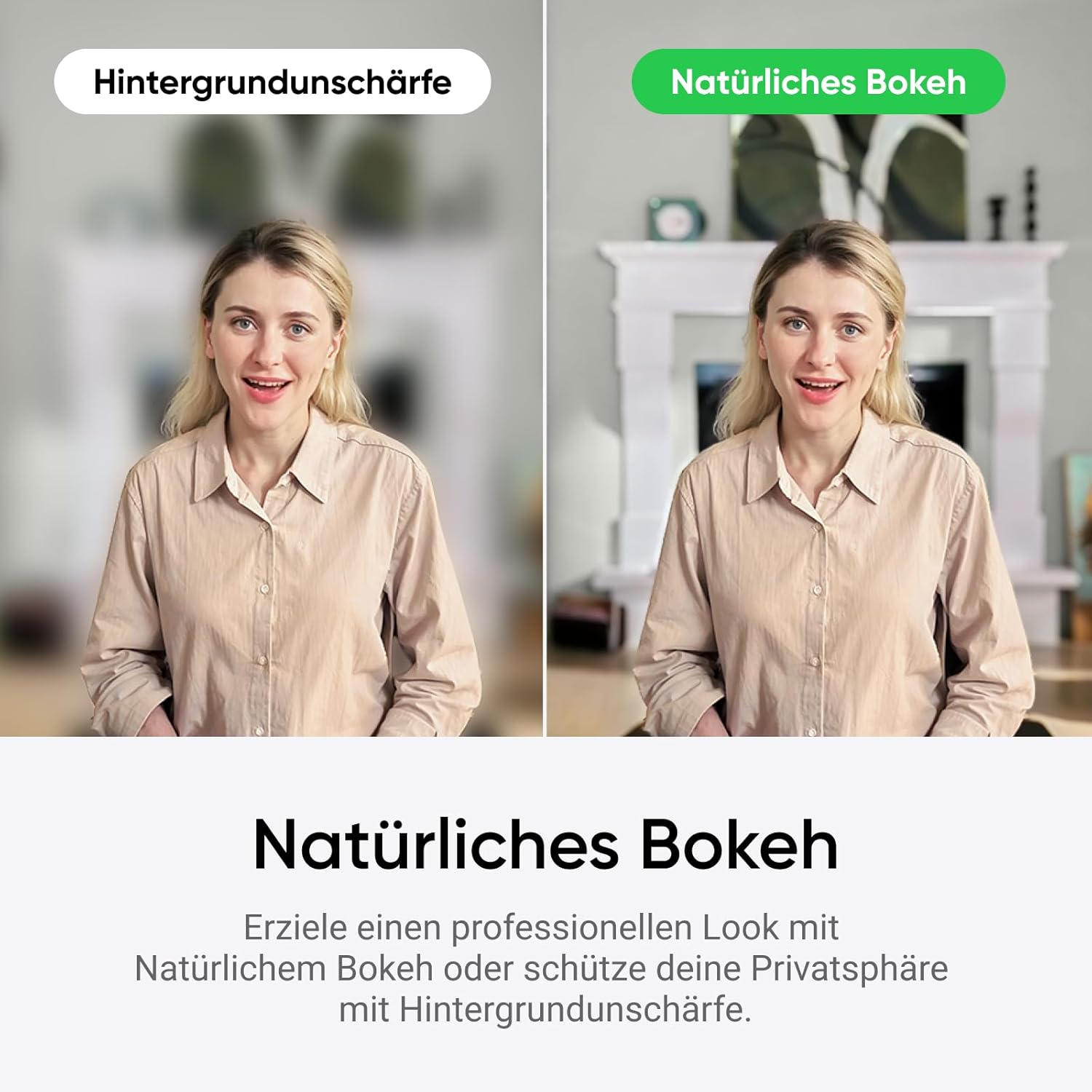 Thumbnail 3 de Insta360 Link 2C Standard Bundle Polarweiß – 4K Webkamera mit intelligenter Auto-Fokussierung und Gestensteuerung