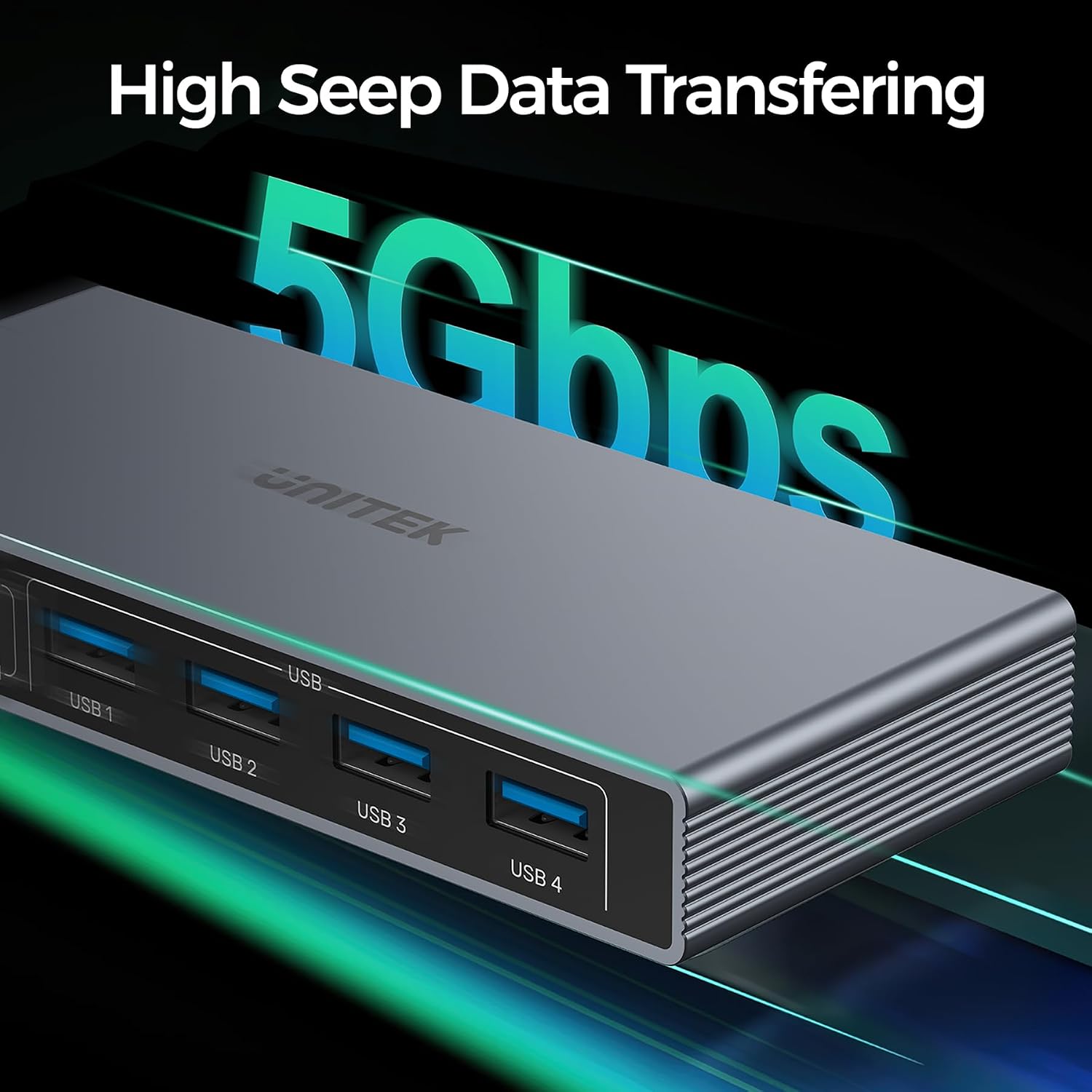 Thumbnail 4 de Unitek USB 3.0 HDMI KVM Switch for 1 Monitor, 2 Computers and 4K@60Hz