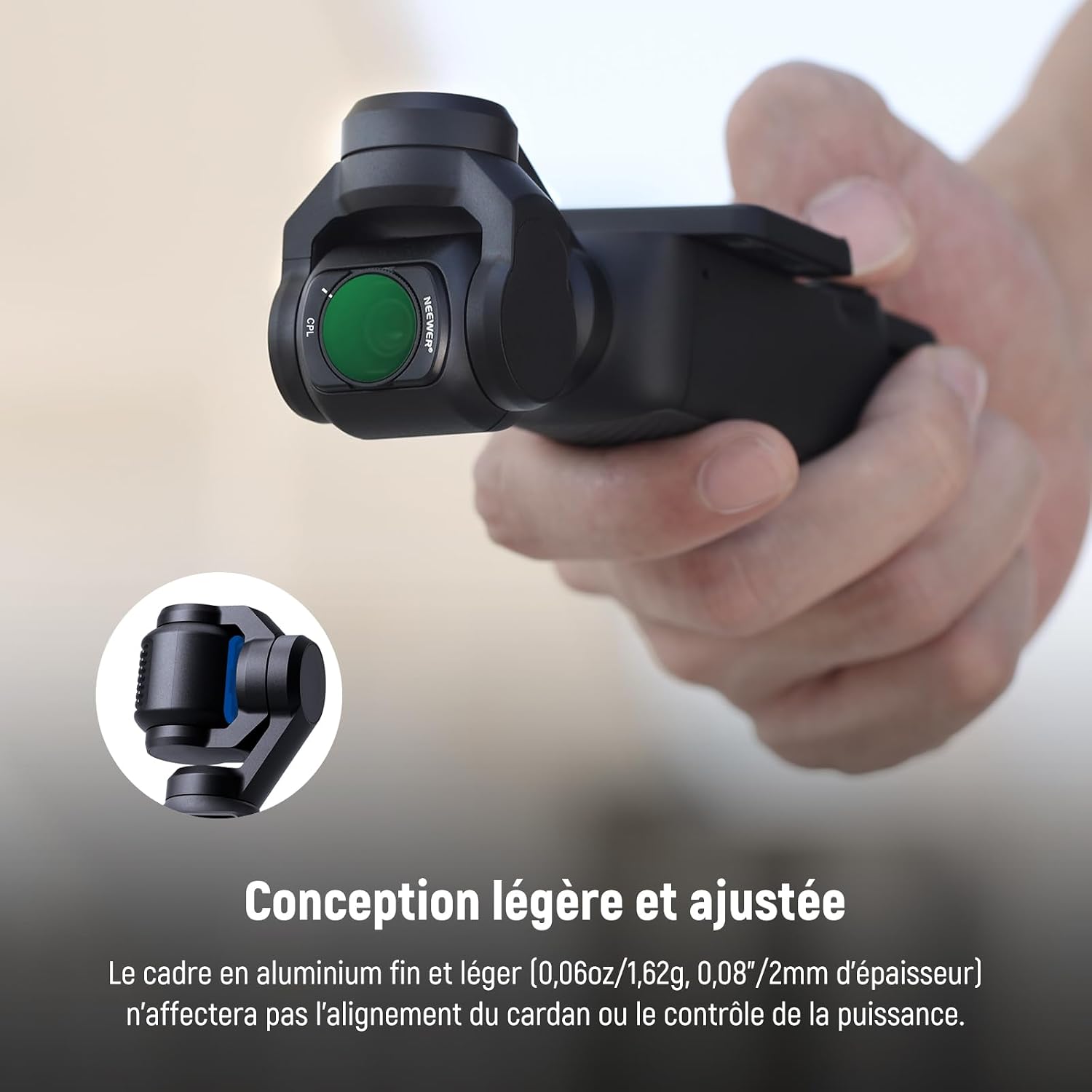 Thumbnail 6 de Lot de 6 filtres magnétiques ND/CPL Neewer pour DJI Osmo Pocket 3 Creator Combo