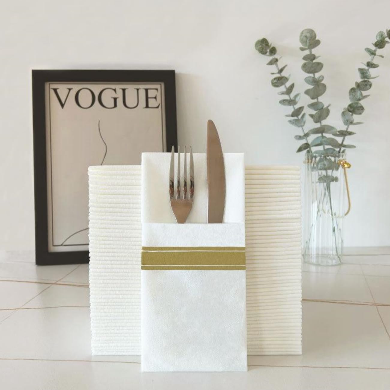 Thumbnail 4 de PHUNAT 50Pcs Linen Feel Napkins