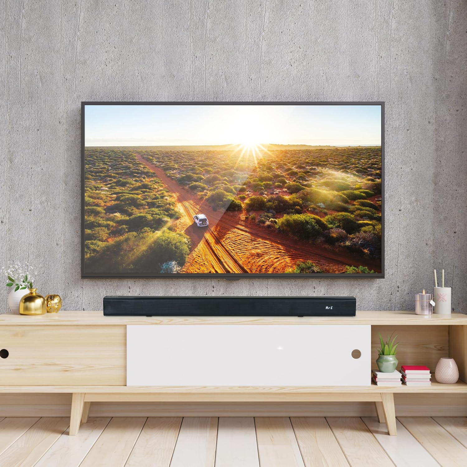 Detalle de METRONIC 477591 Barre de Son TV 2.0 Bluetooth 5.3 — Son immersif et design discret