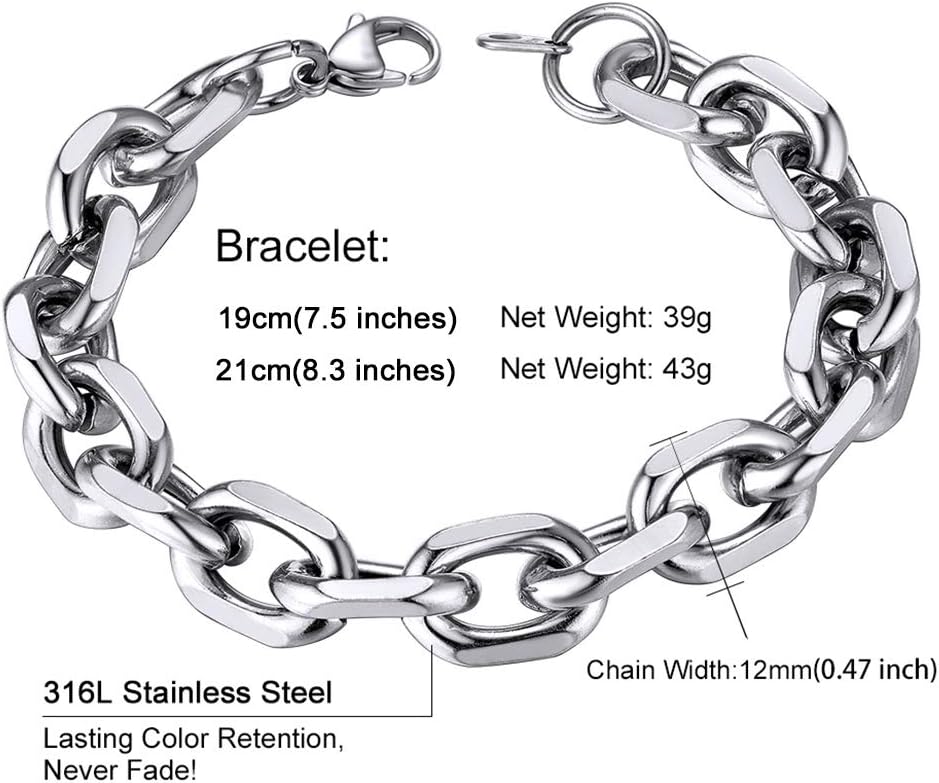Thumbnail 4 de ChainsHouse Bracelet Argent Homme 21 cm