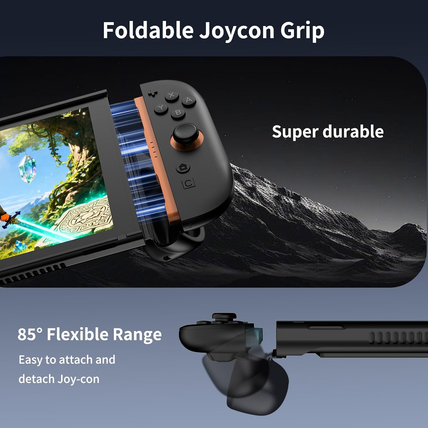 Thumbnail 6 de ewnol Dockable Case for Nintendo Switch 2: Ergonomic Grip, Stand Access, and All-in-One Protection