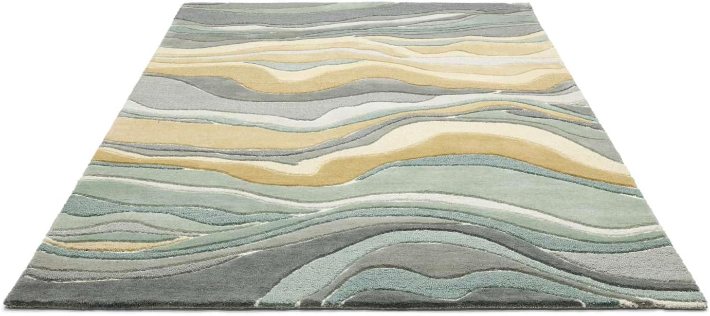 Detalle 2 de RugVista Marble – dywan wełniano-bawełniany 120 x 180 cm, zielony/multi