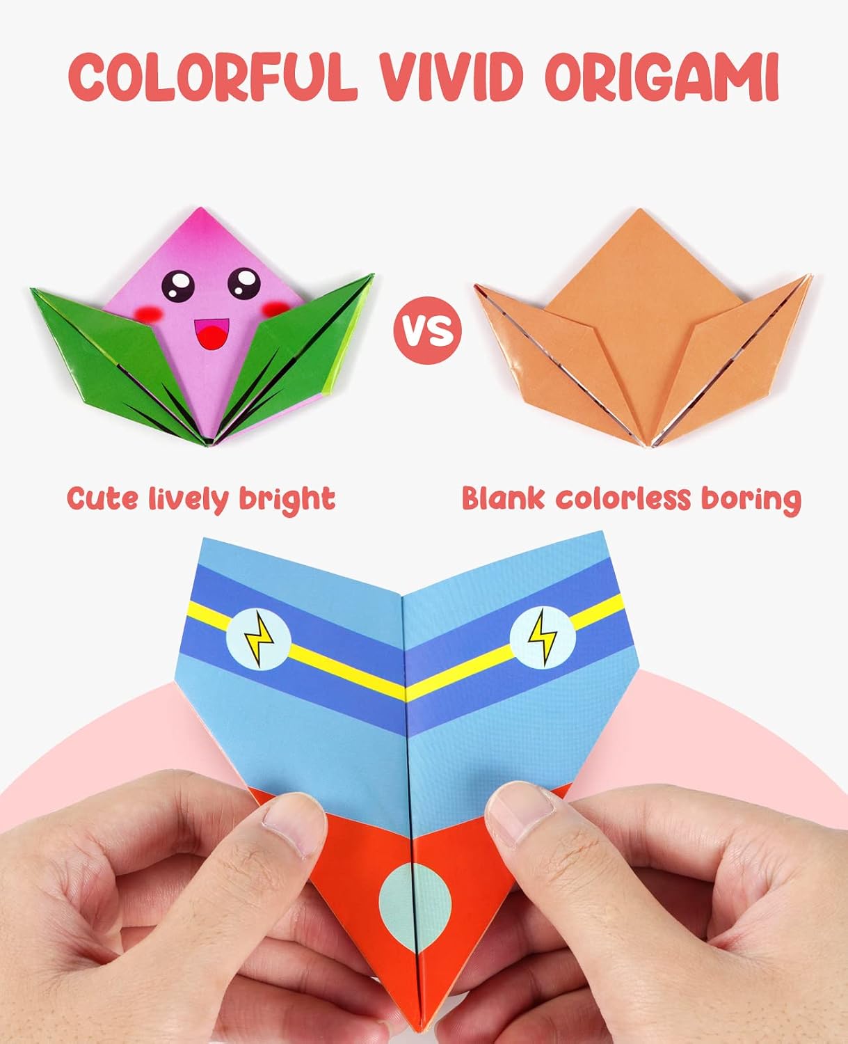 Thumbnail 2 de Gamenote Papel Origami: 120 hojas coloridas para niños con 54 diseños y libro educativo