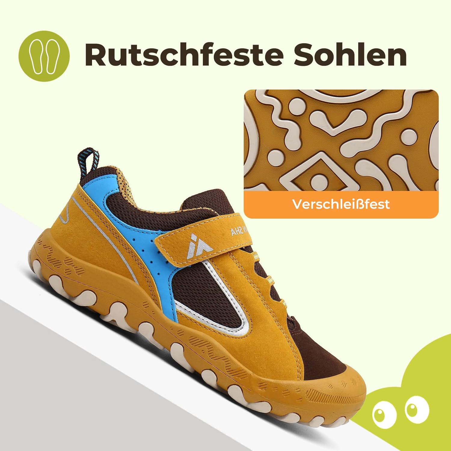 Thumbnail 5 de Mishansha Unisex Kinder-Turnschuhe/Trekkingschuhe (Outdoor), gelb – Größen 24–38