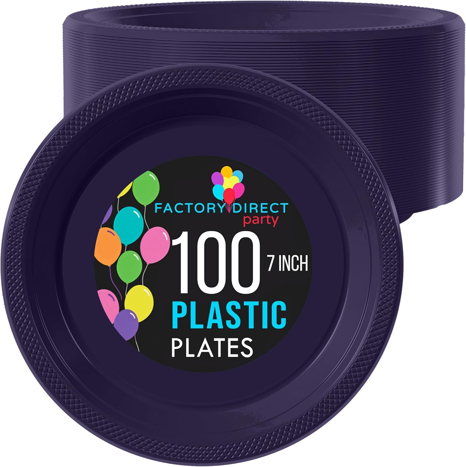 Thumbnail 6 de Exquisite Party Solids Emerald Green 10" Disposable Plates — 100 Pack (Heavy Duty 350 GSM)