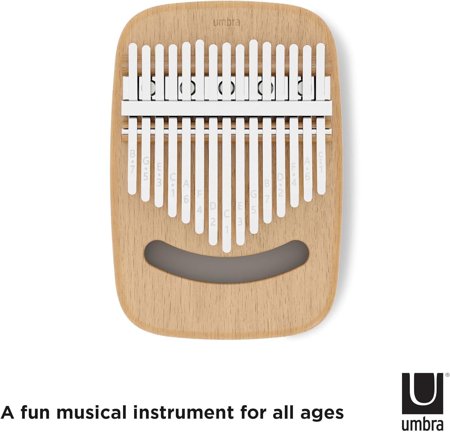 Thumbnail 3 de Umbra Strumba Kalimba Daumenklavier mit 15 Tasten – Tragbares, dekoratives Musikinstrument