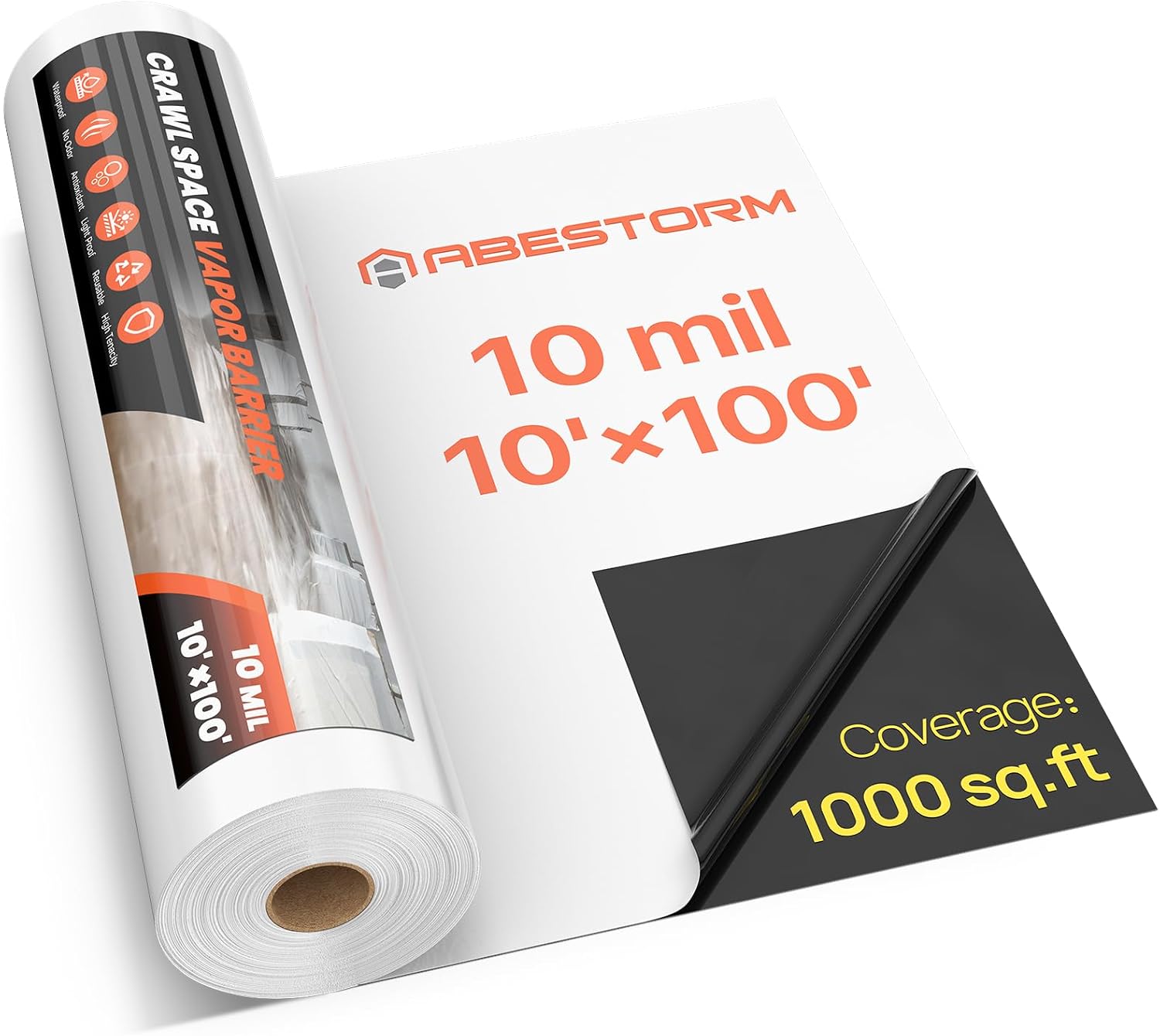 Detalle de ABESTORM Crawl Space Vapor Barrier 10 Mil