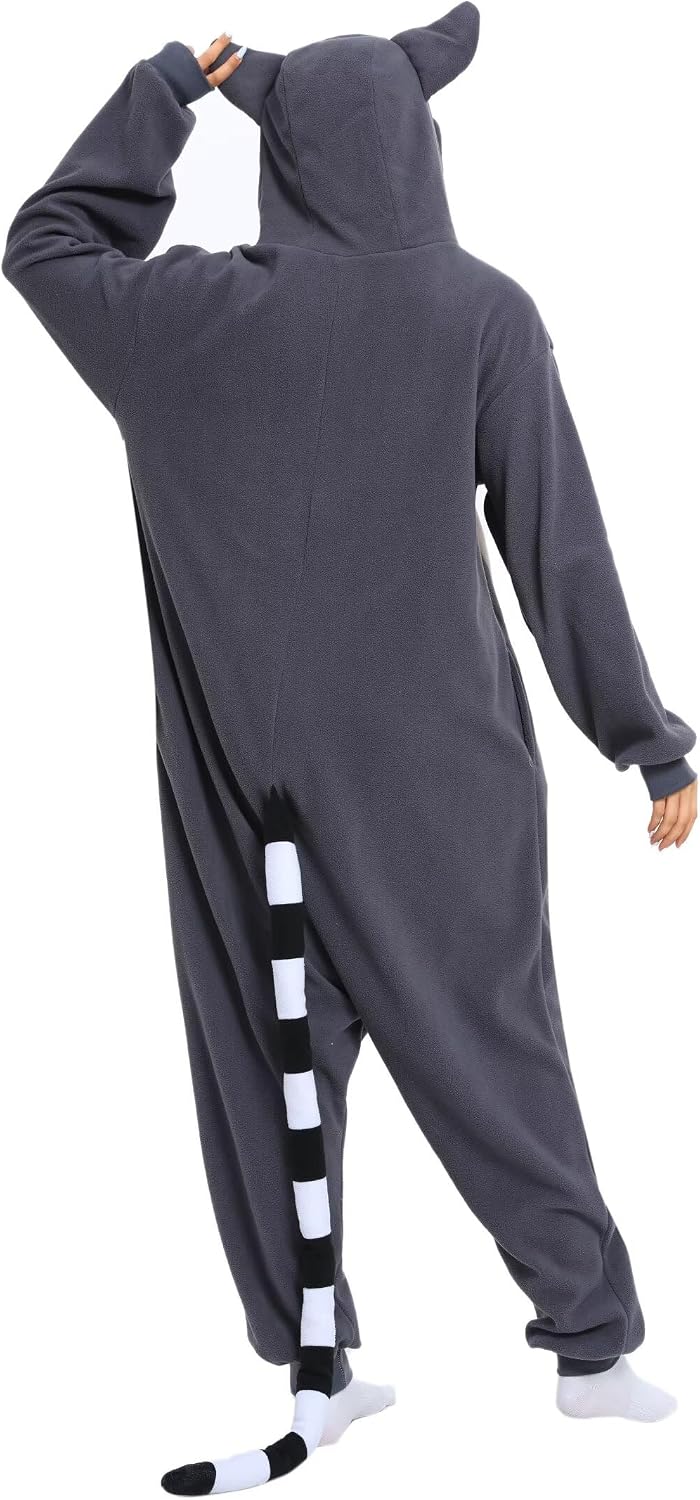 Detalle de shelovely JTFO-LTYZIP-91-L uniseks eendelige pyjama voor volwassenen