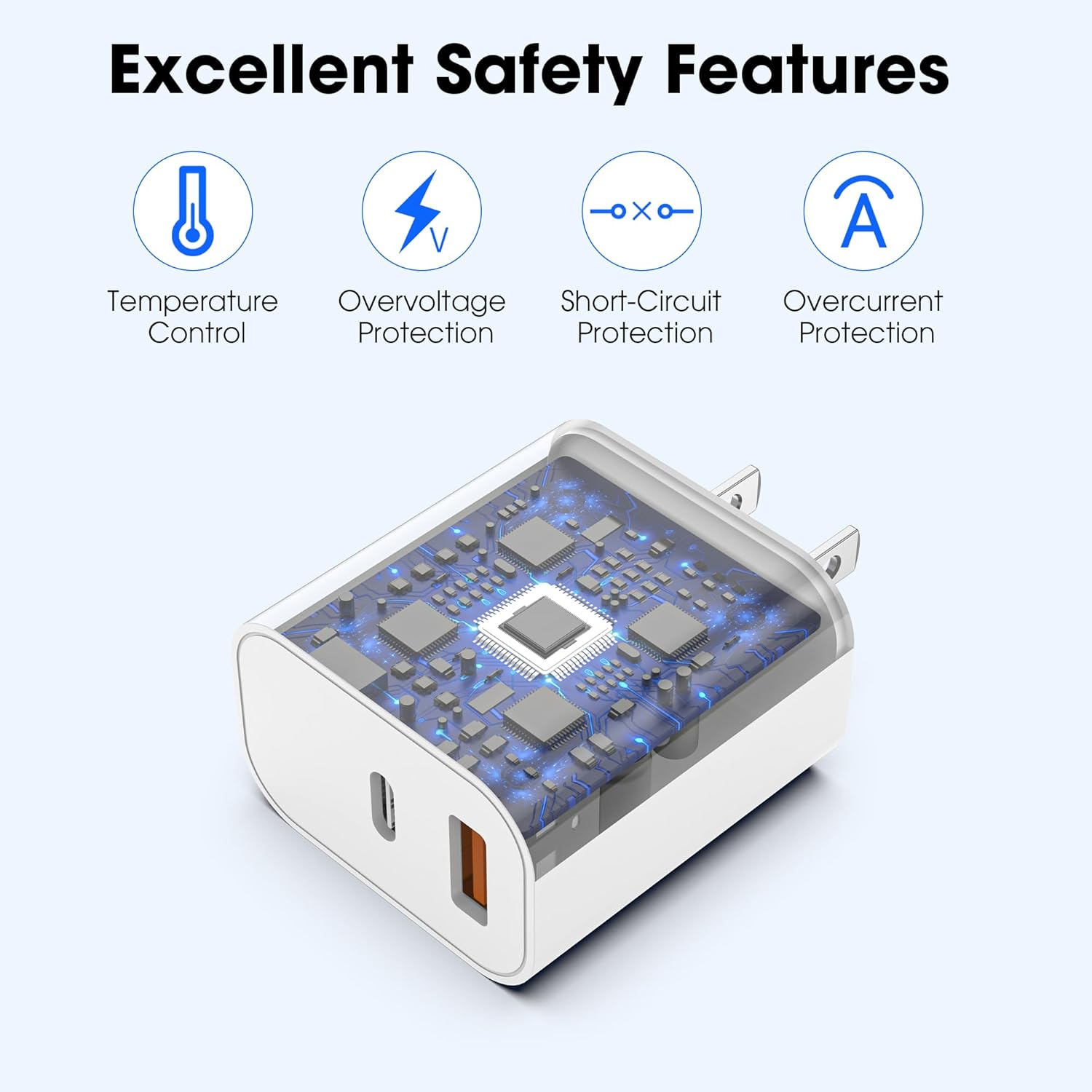 Detalle 2 de iPhone 17 20W Fast USB‑C Charger with 6ft Cable