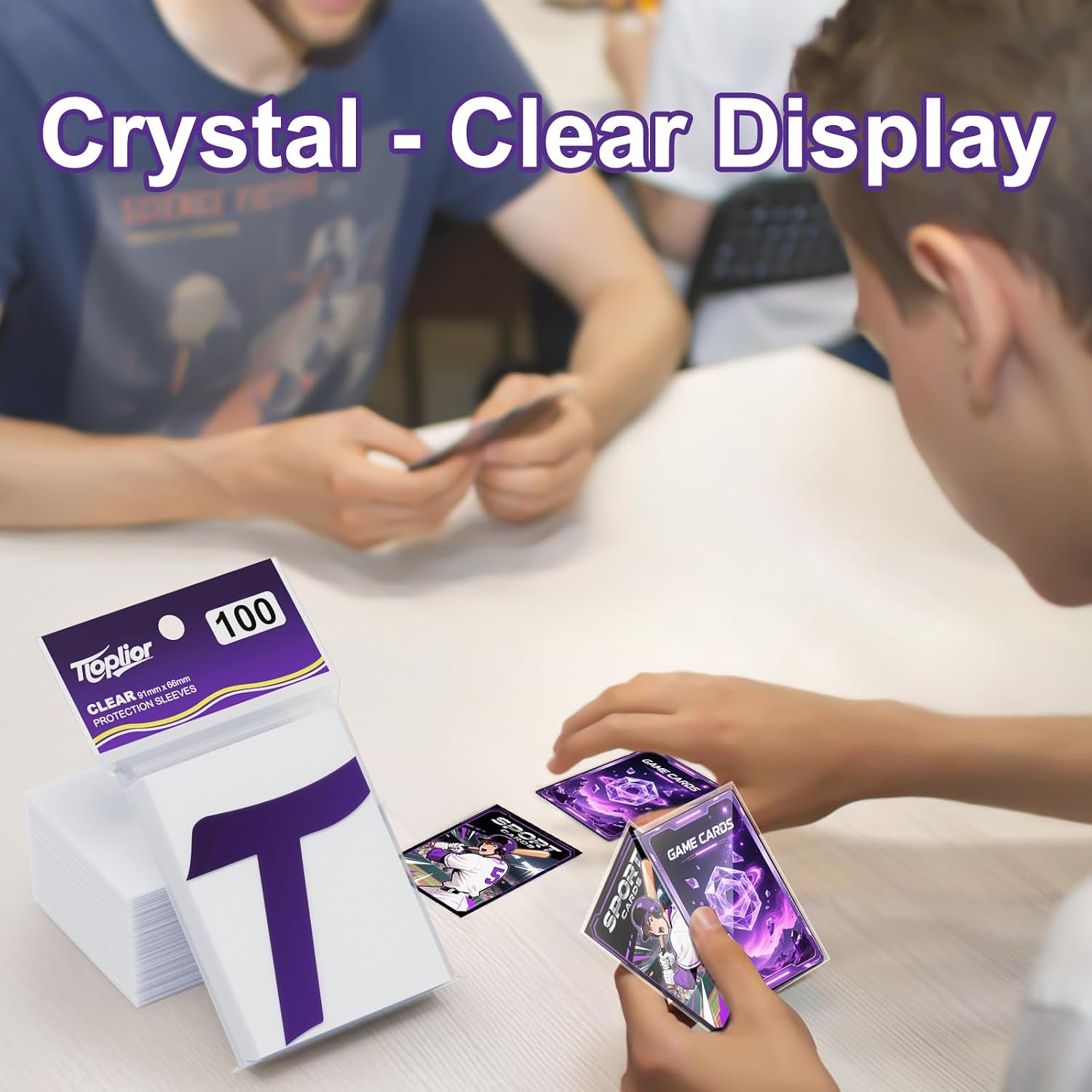 Detalle de 800 Count Soft Clear Penny Sleeves for Trading Cards – Premium PP Card Protectors