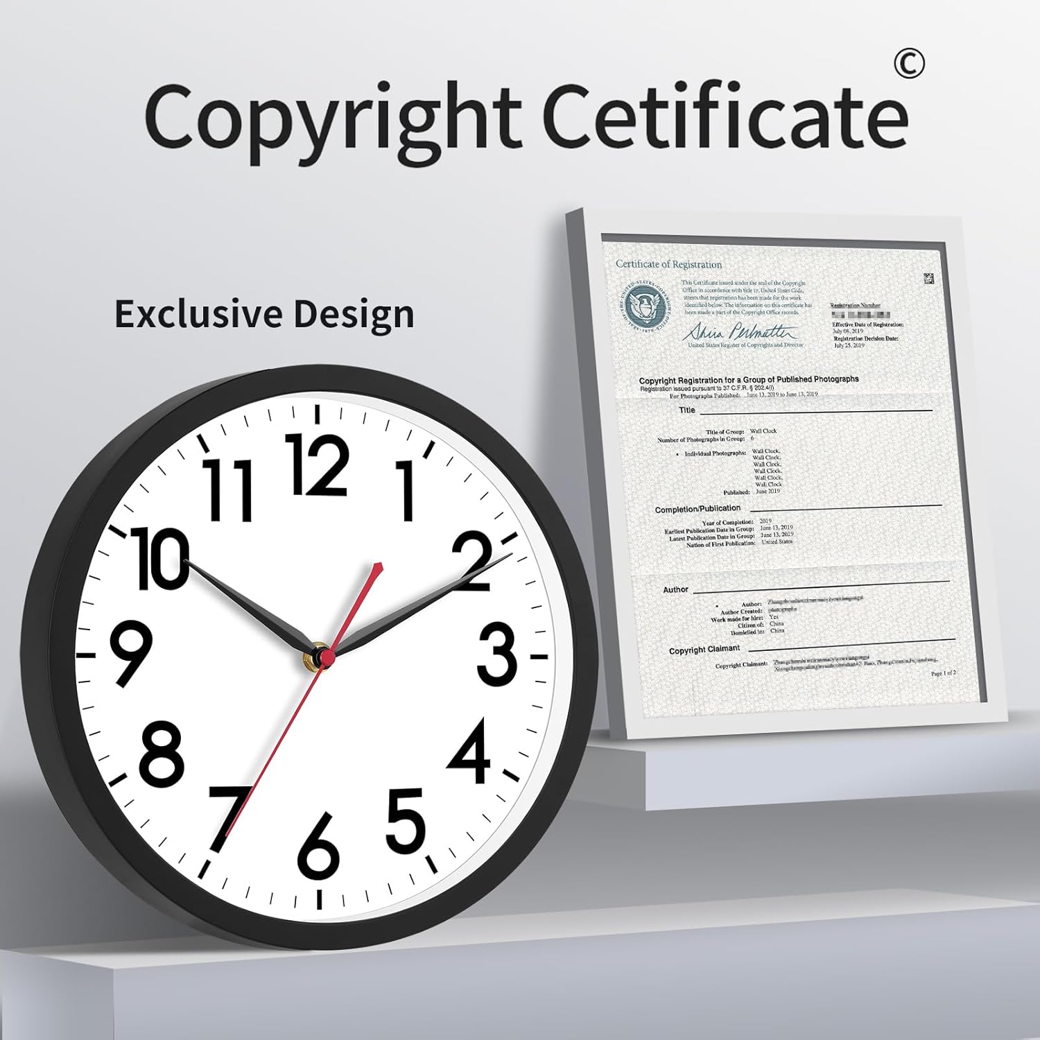 Thumbnail 4 de AKCISOT 12 Inch Silent Wall Clock for Home 🕰