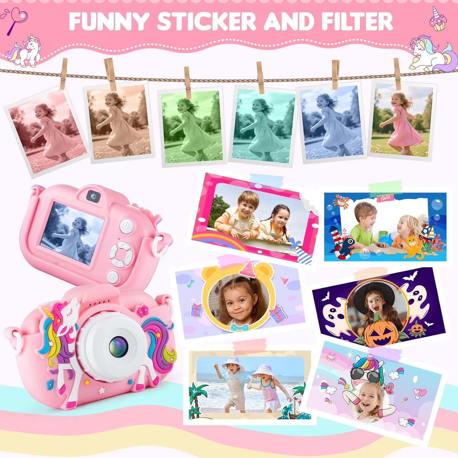 Thumbnail 5 de Kids Digital Camera with 32GB SD Card