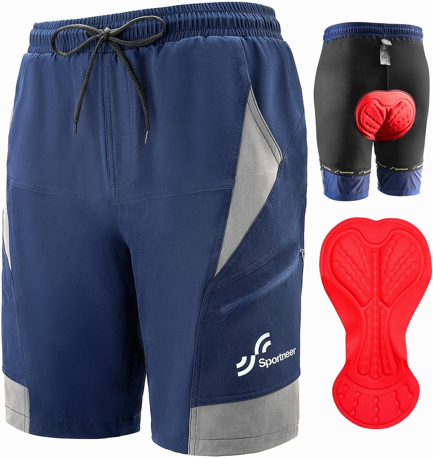 Thumbnail 6 de Sportneer MTB Radlerhose 3D-Polsterung