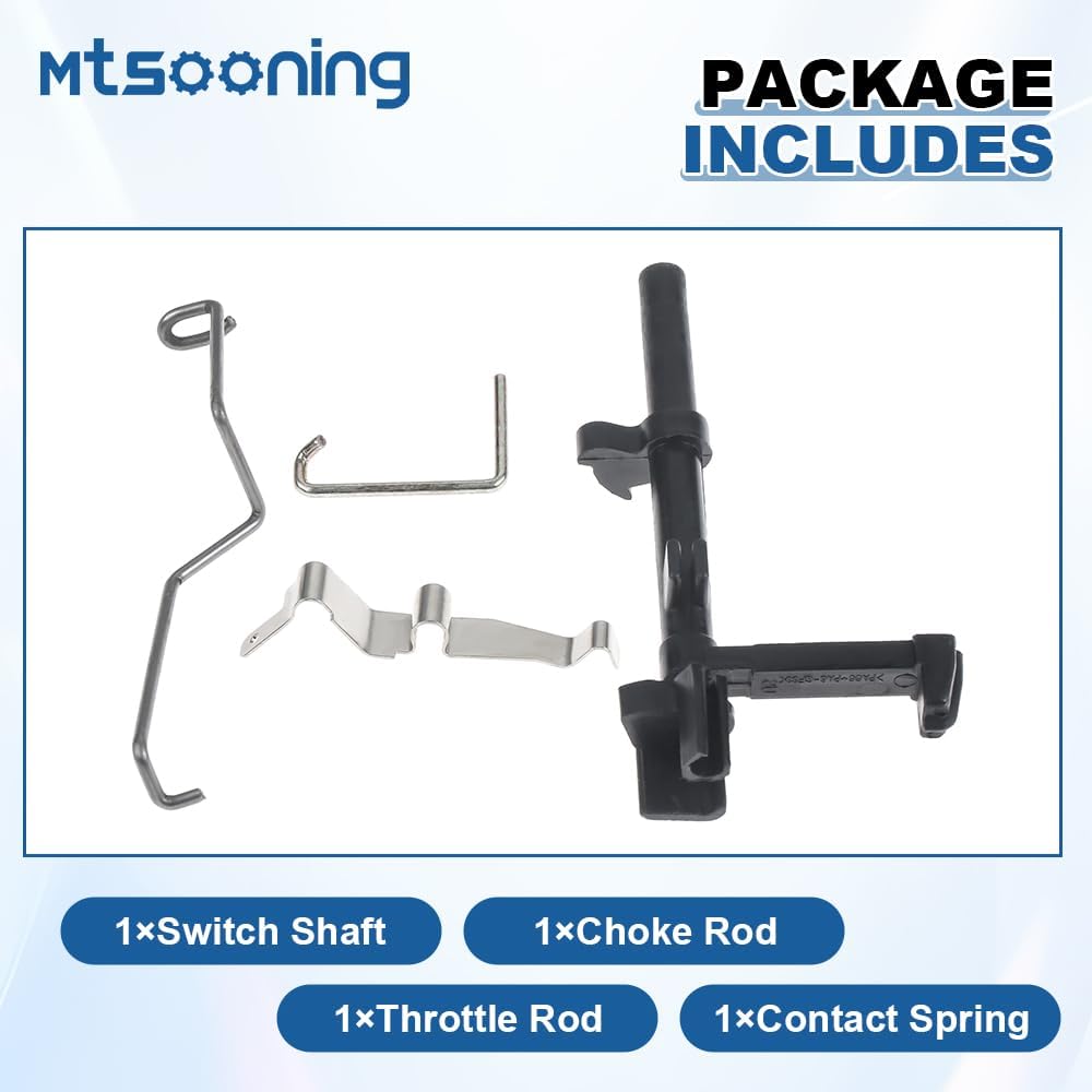 Detalle de Chainsaw control rod kit, ABS and metal