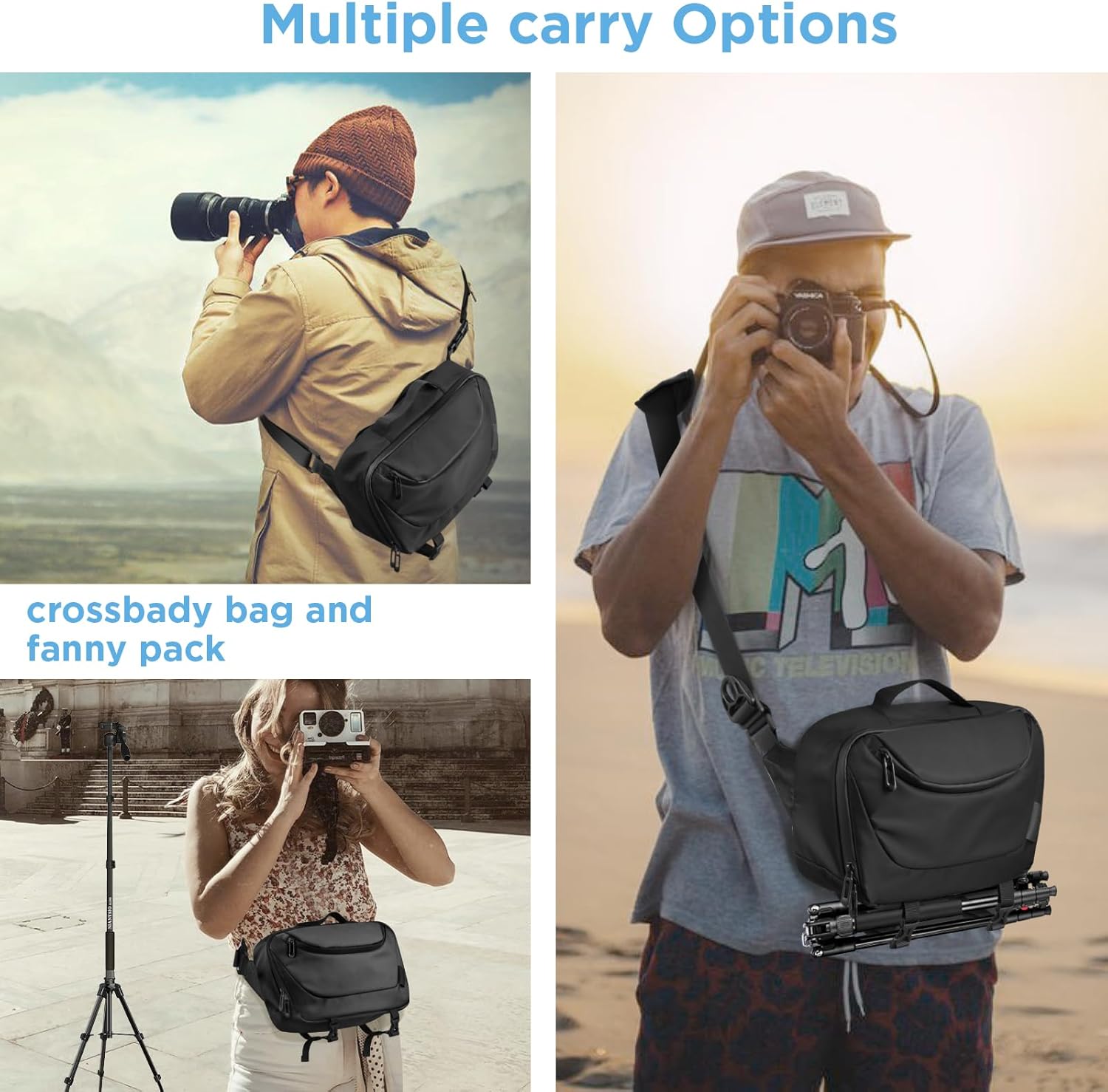 Thumbnail 5 de TAAOKA Camera Sling Bag for DSLR photographers