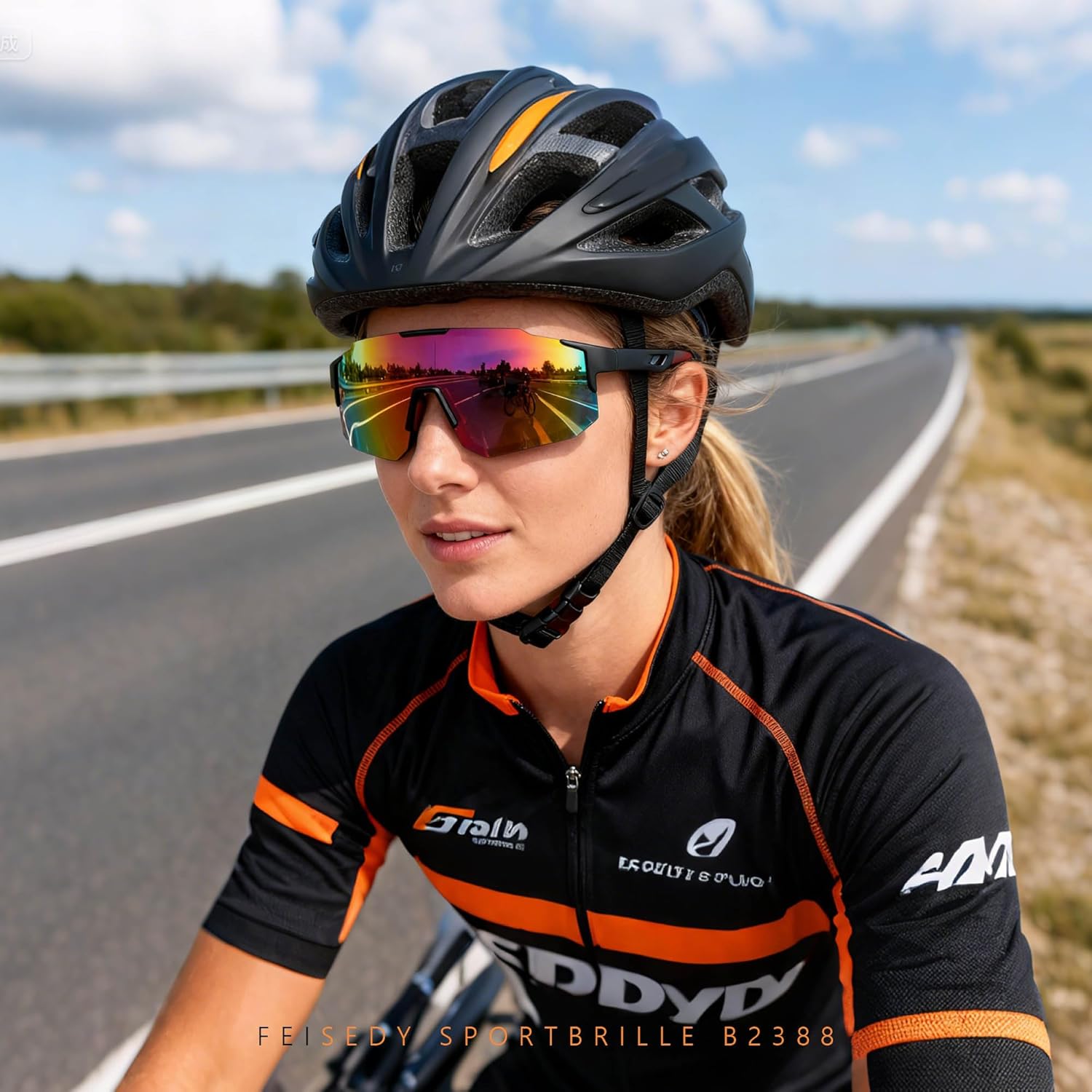 Thumbnail 2 de FEISEDY Sport Sonnenbrille für Herren & Damen (Radbrille) mit UV400 – B2388