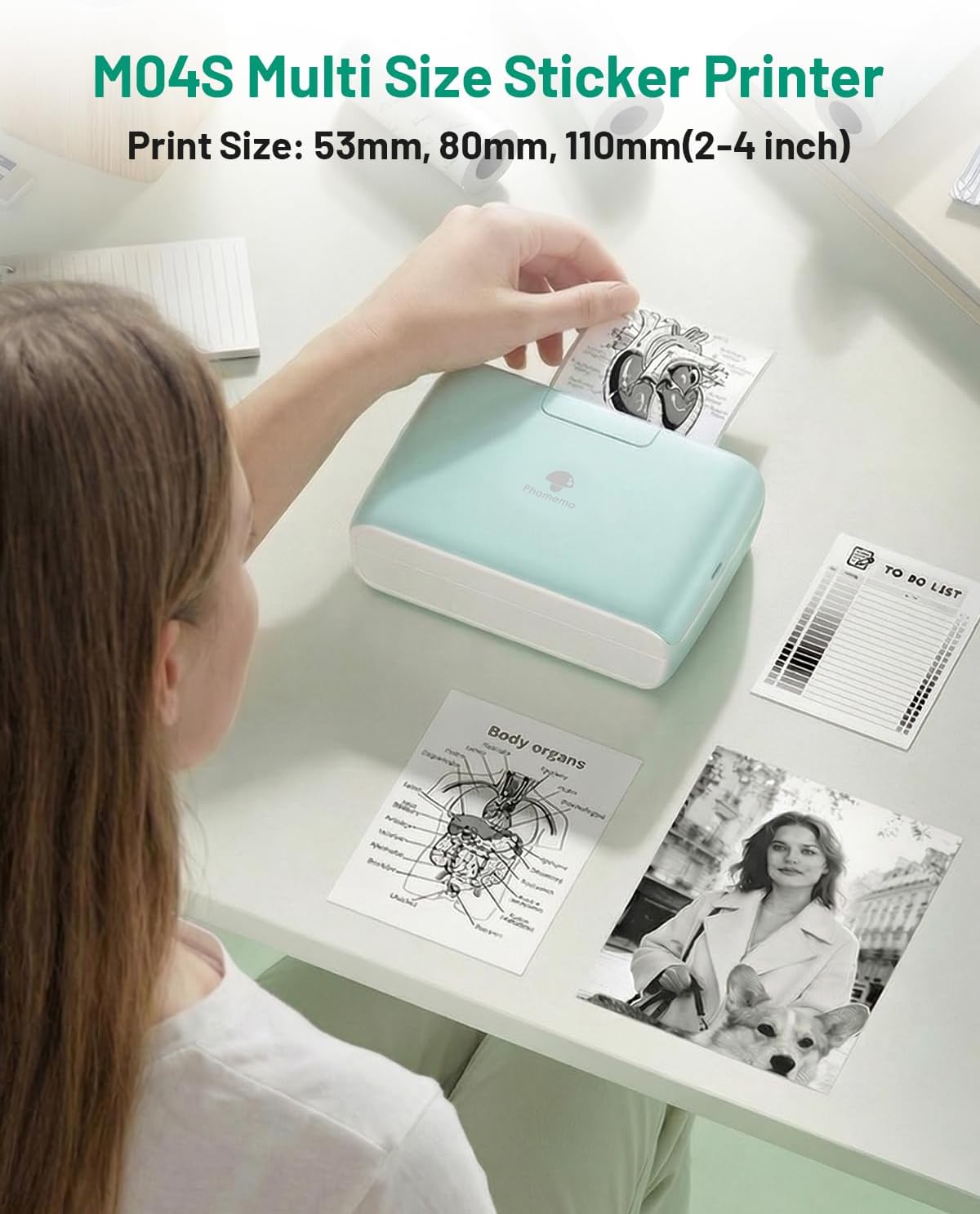 Thumbnail 6 de Phomemo M04S stampante termica 110 mm 🖨