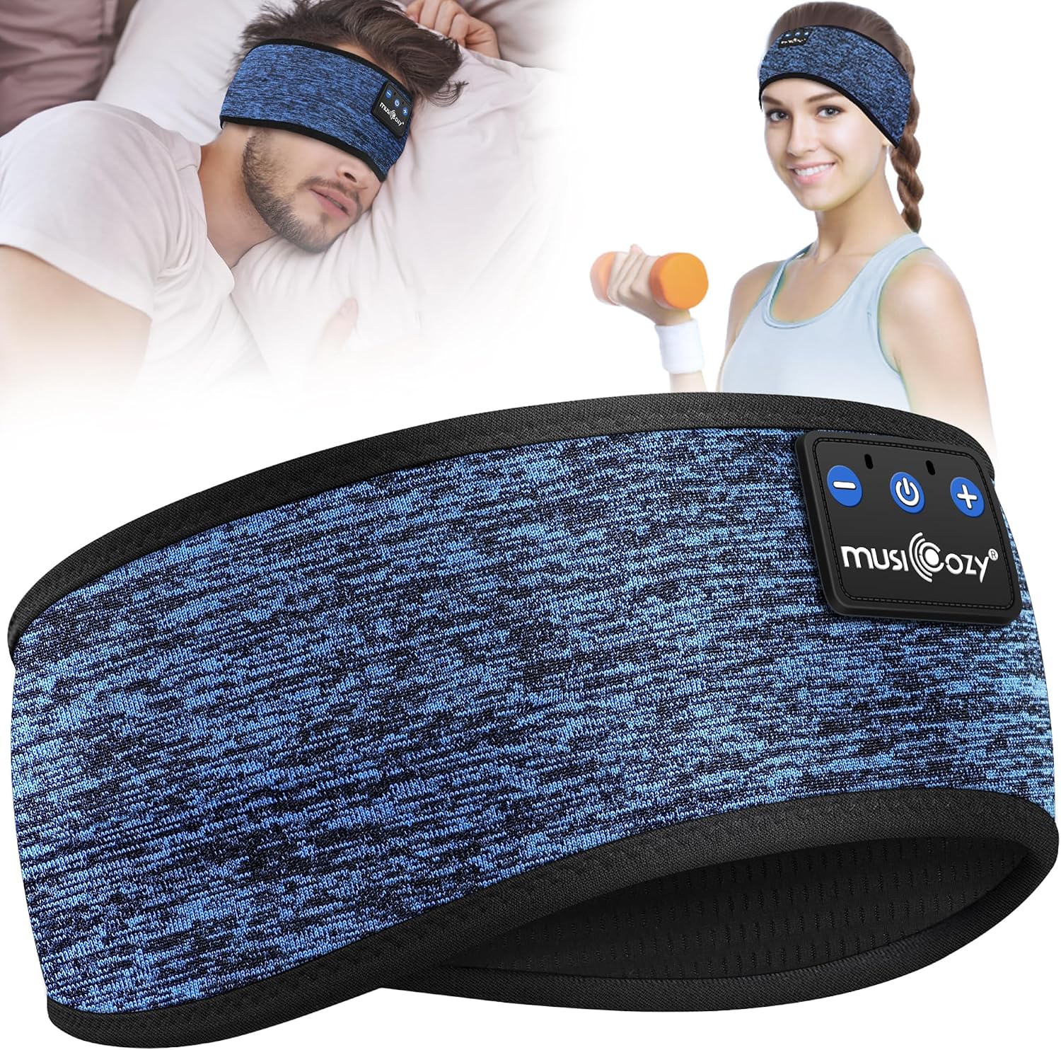 Detalle de MUSICOZY Sleep Headphones Headband for Sleeping & Sport