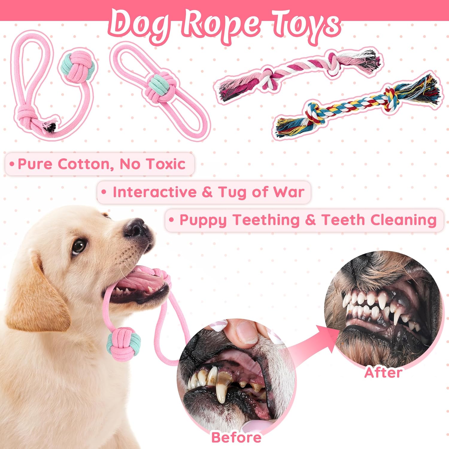 Thumbnail 3 de 12 Pack Ousiya puppy toys set