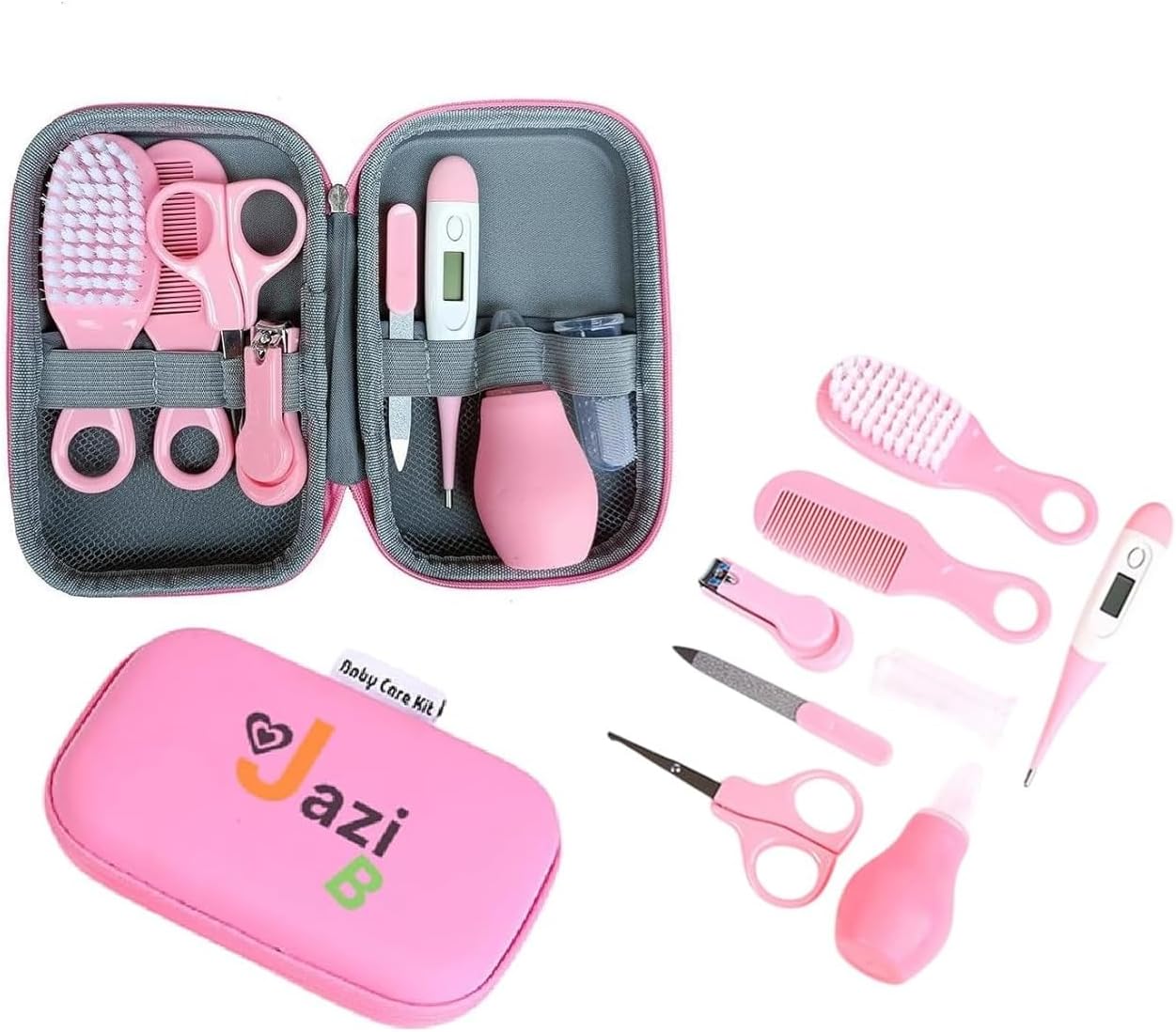 Thumbnail 5 de Newborn Essentials 8-in-1 First Aid & Grooming Kit with Travel Case (Blue) for Infants & Toddlers