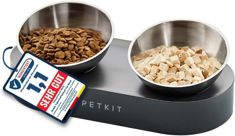 Detalle de PETKIT CYBERTAIL cuenco elevado 13,7 cm