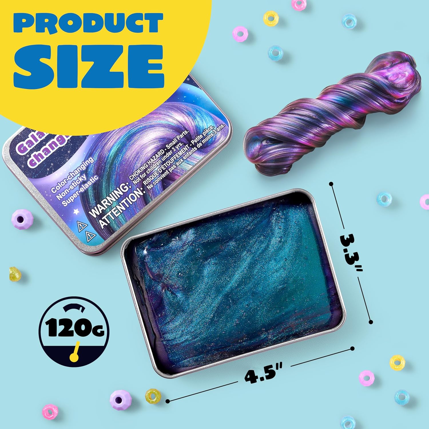 Detalle de JOYIN Galaxy Color-Changing Putty: Color-Changing Therapy Putty for Fidget and Stress Relief