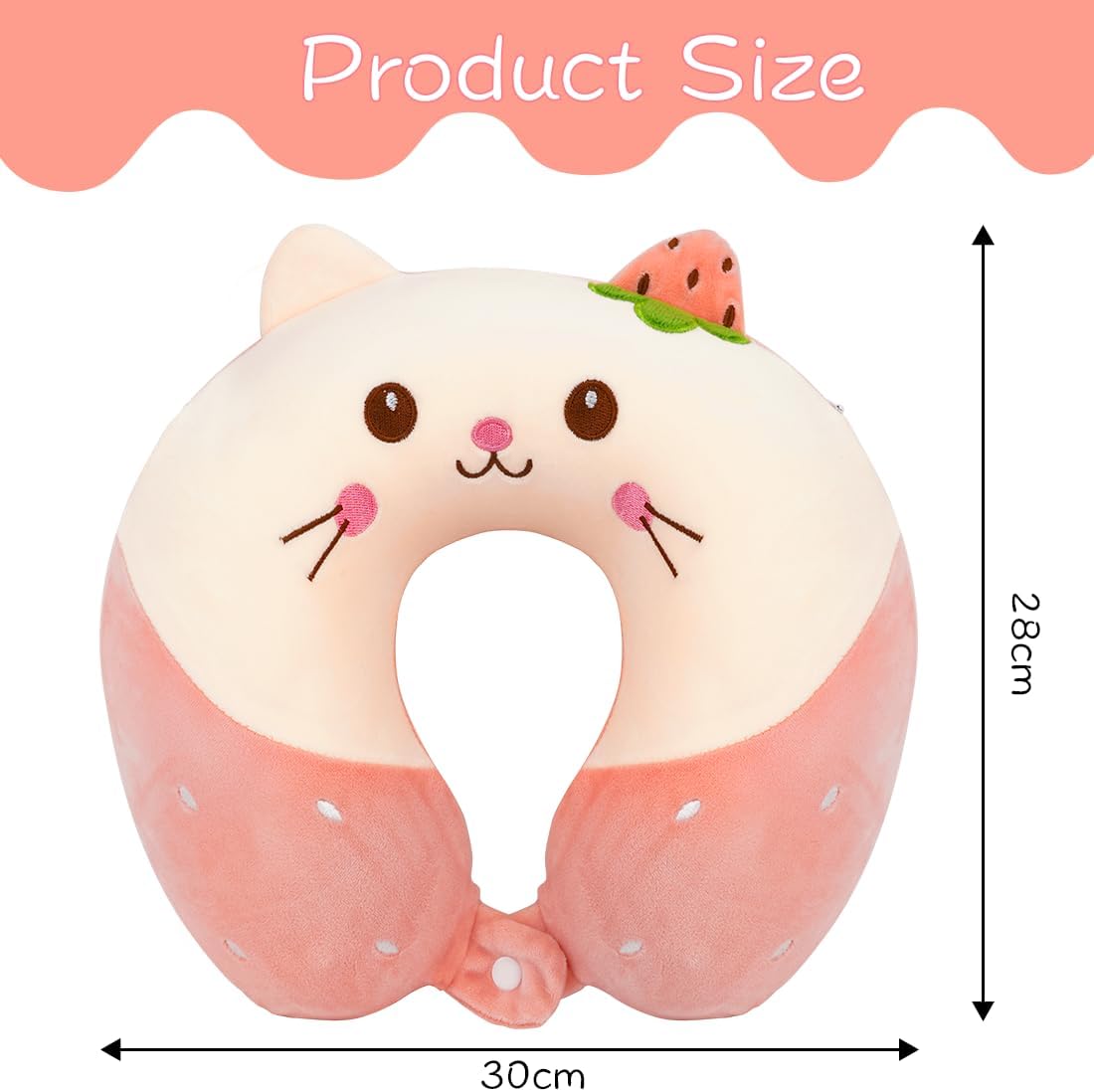 Thumbnail 1 de Wishstar Tier Reisekissen für Kinder 28 x 30 cm