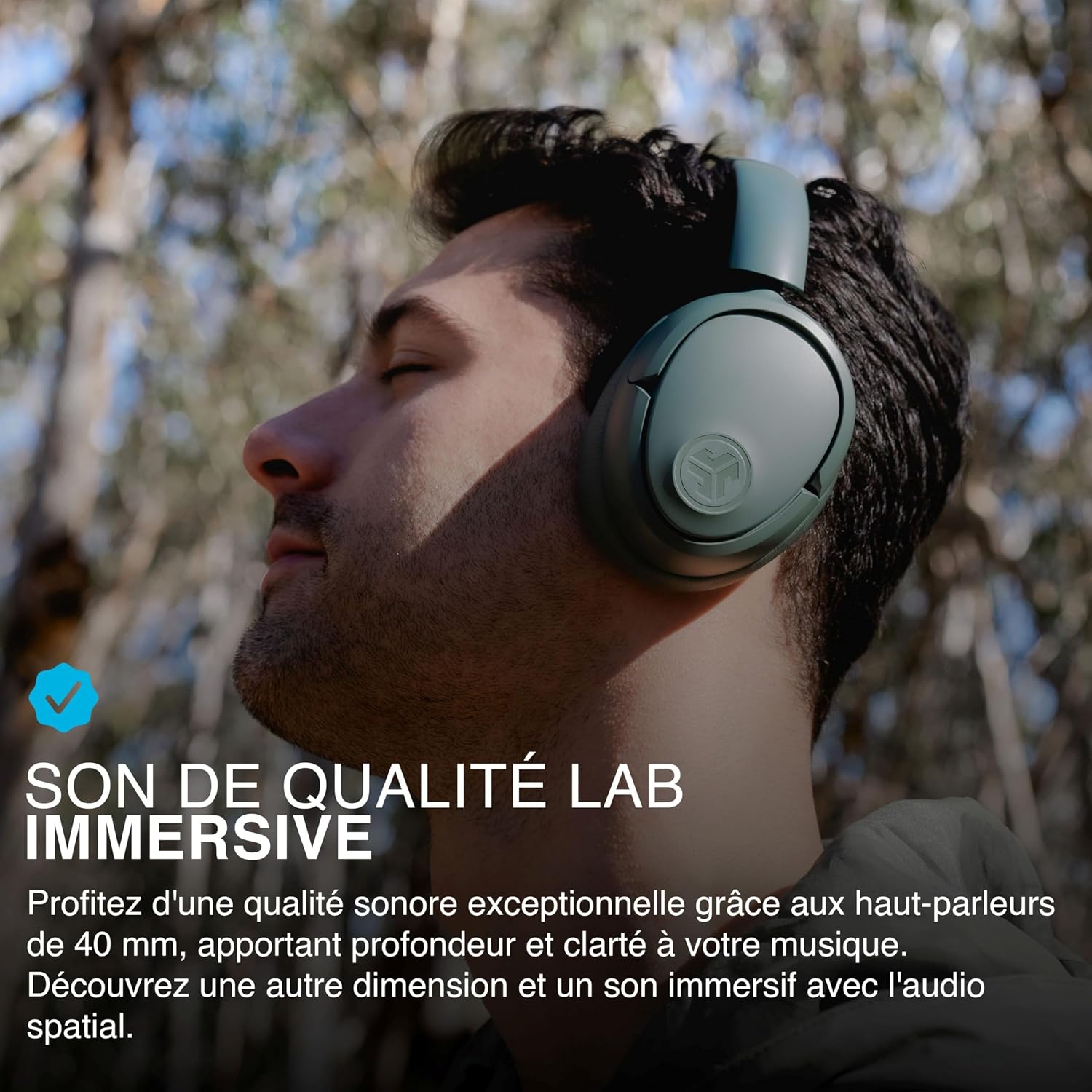 Detalle 2 de JLab JBuds LUX ANC Casque Bluetooth Anti Bruit