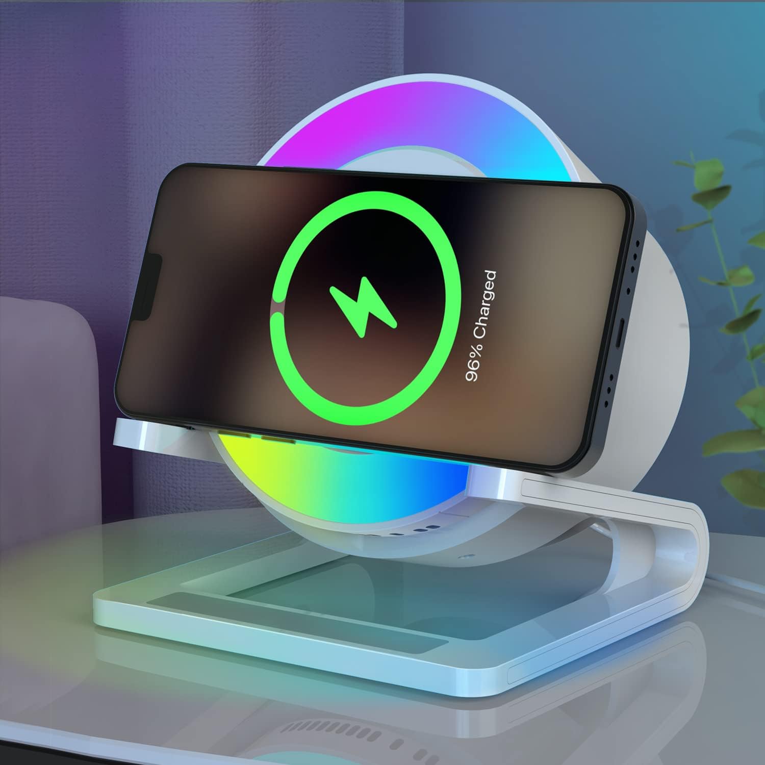 Bluetooth Lautsprecher Nachtlicht mit Induktion