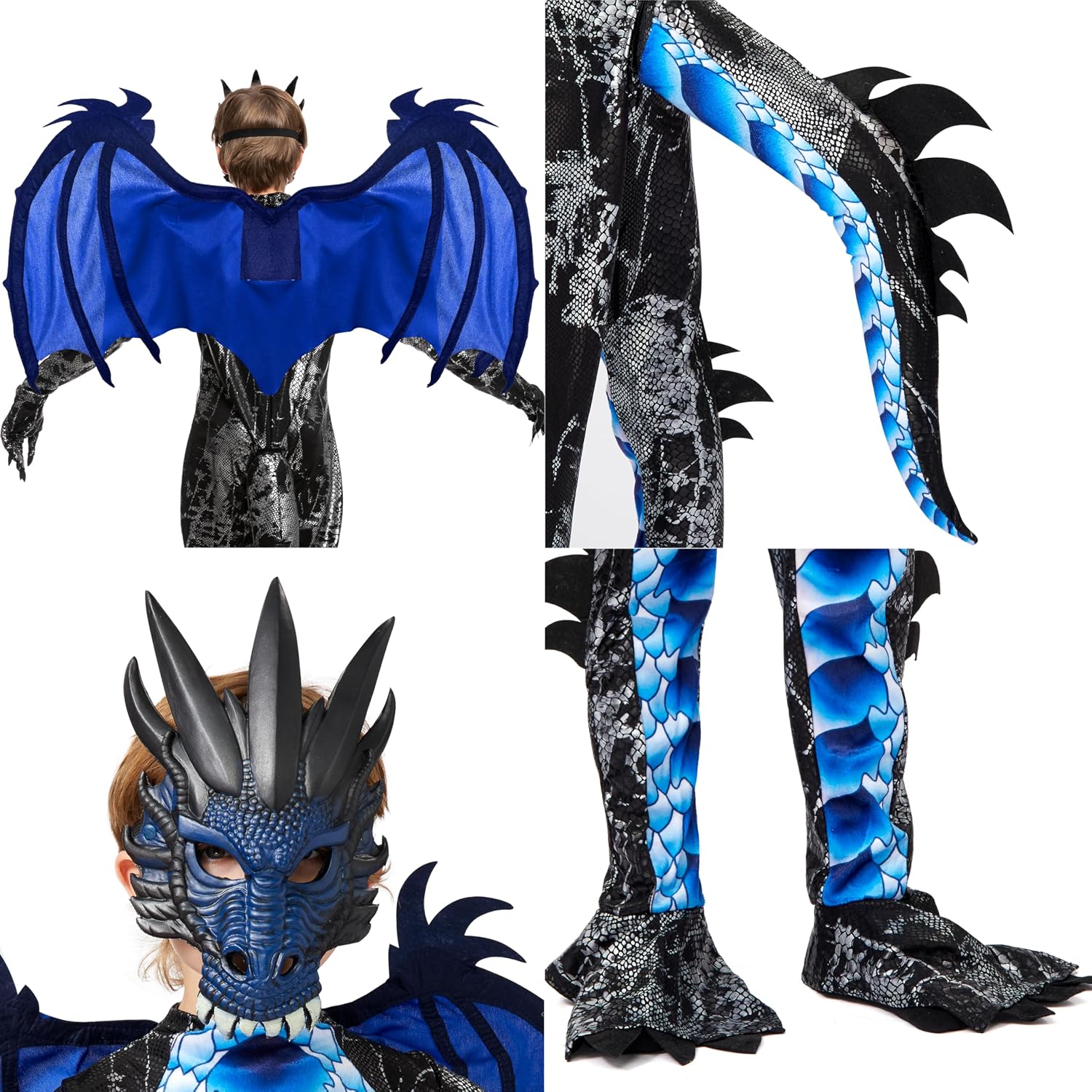 Thumbnail 4 de Spooktacular Creations Drachenkostüm Kinder 3–14 Jahre 🐉