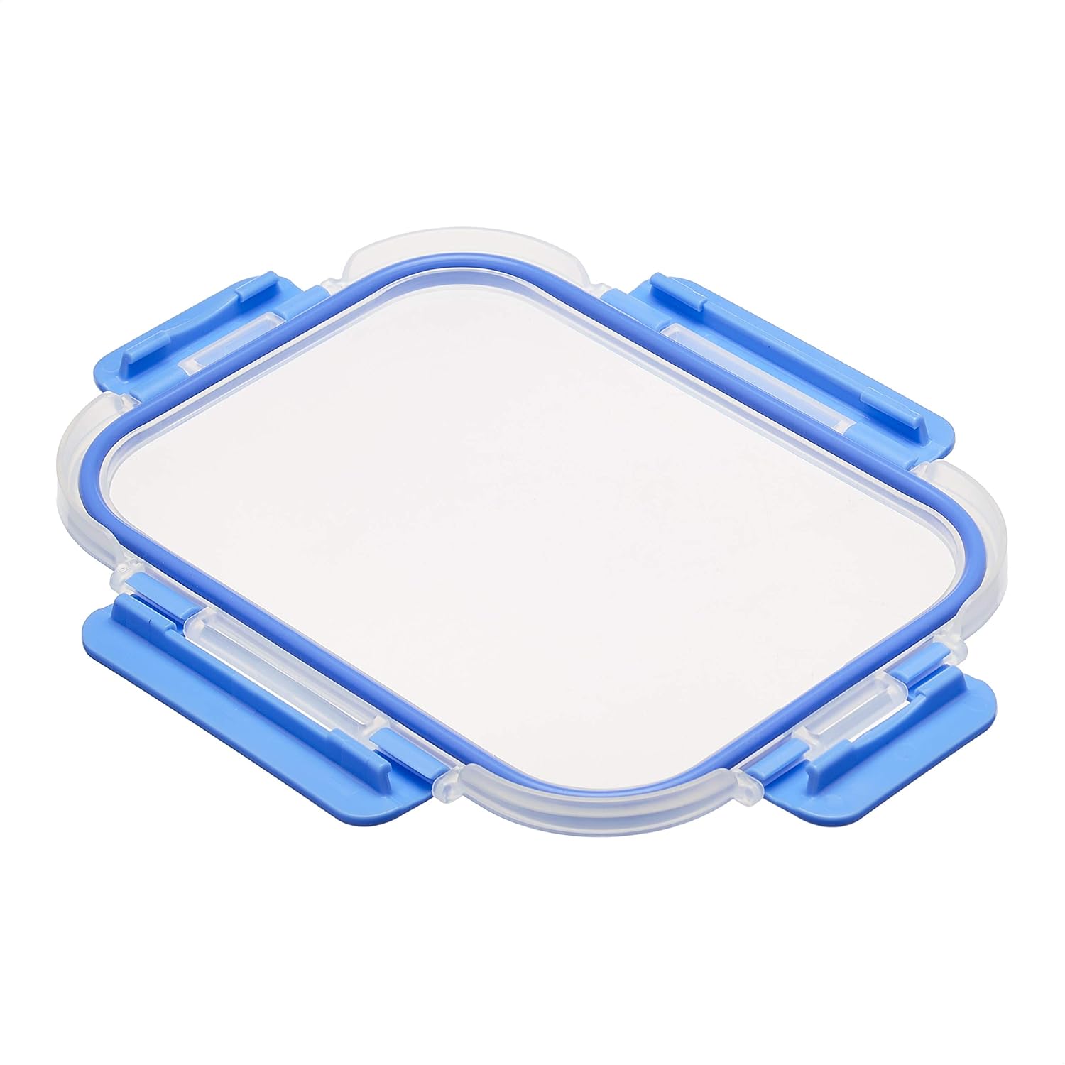 Detalle de Amazon Basics Glas-Lebensmittelbehälter-Set, 14-teilig – luftdicht, backofenfest (bis 580 °C) und BPA-frei