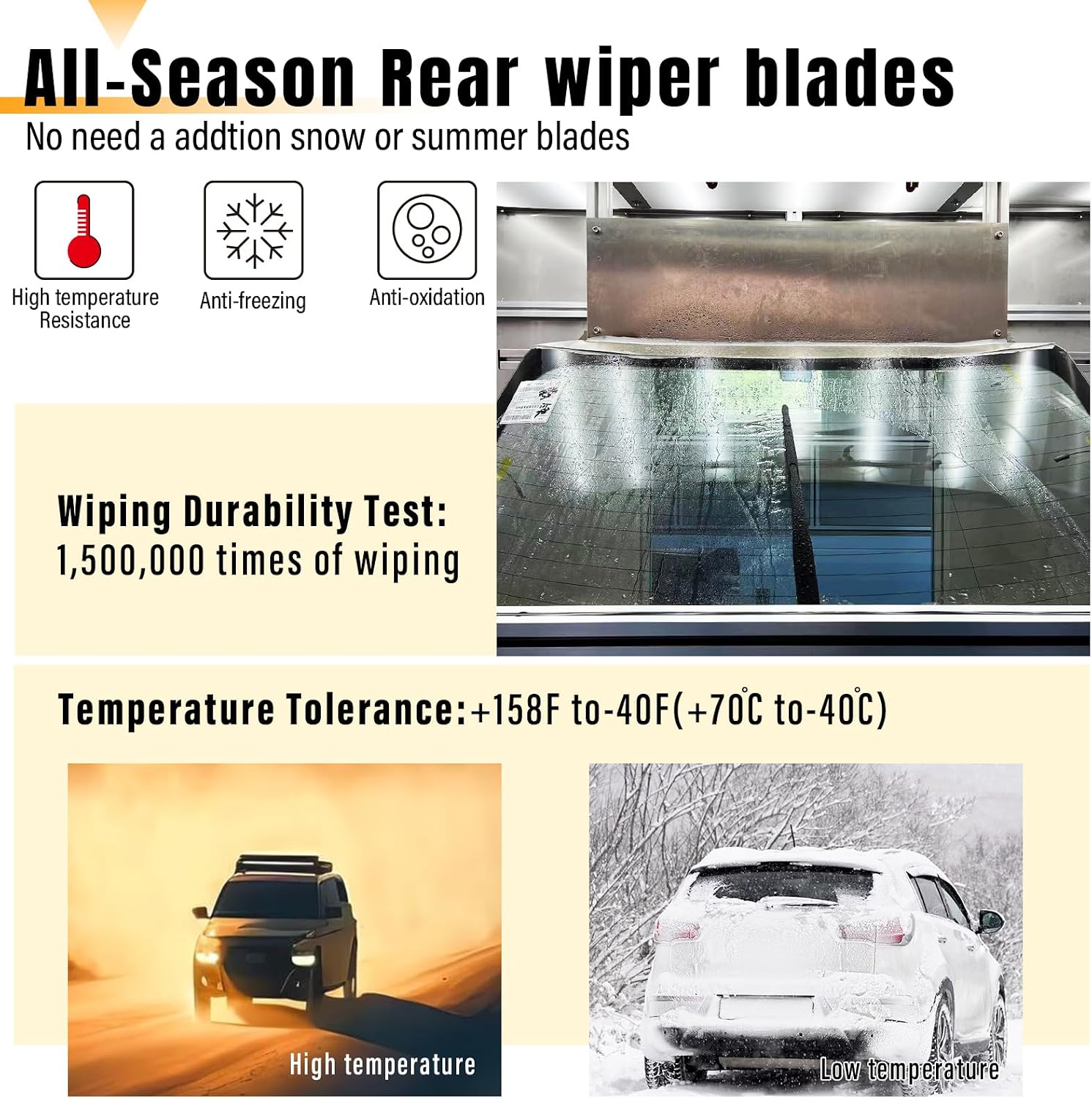 Thumbnail 6 de AUTOBOO 12 Inch Rear Wiper Blade