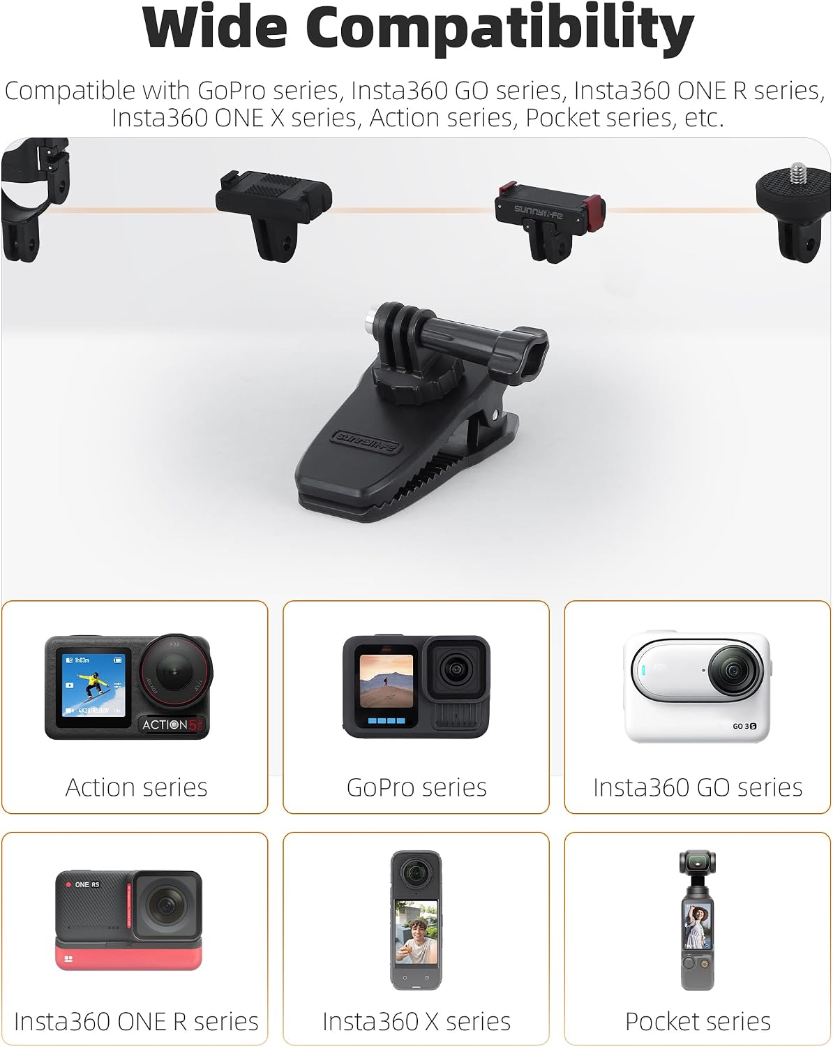 Detalle 2 de LHPHEIX Magnetic Backpack Clip Mount 360°