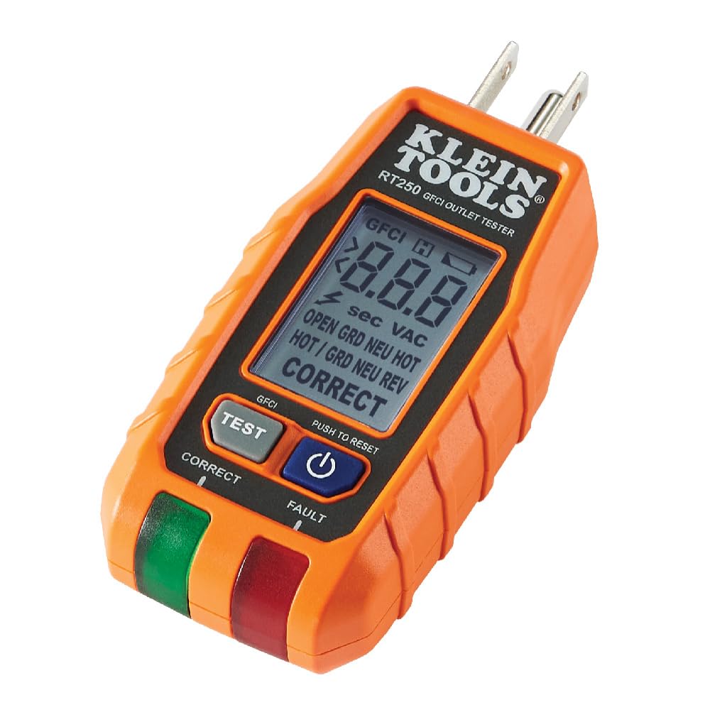 Detalle de Klein Tools GFCI Outlet Tester with LCD Display