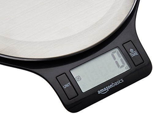 Thumbnail 4 de Amazon Basics Balance de cuisine numérique en acier inoxydable – LCD, 5000 g, sans BPA, piles incluses
